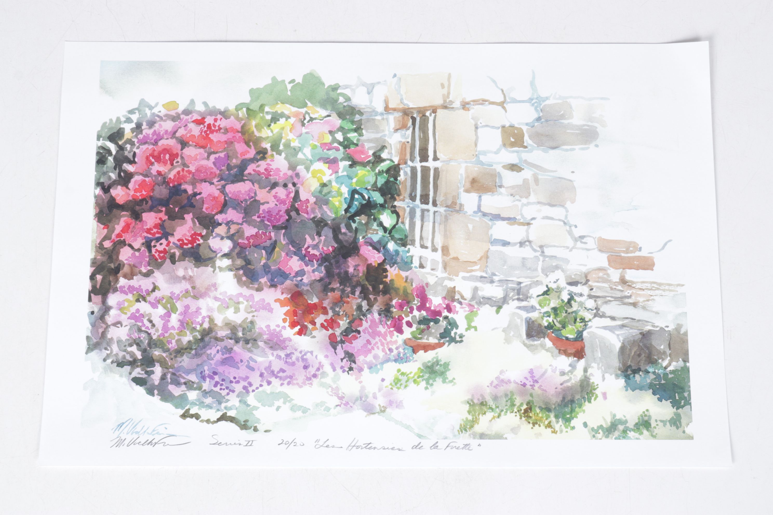 Set of Margaret Voelker-Ferrier Digital Prints of Farmhouse Facades & Landscapes