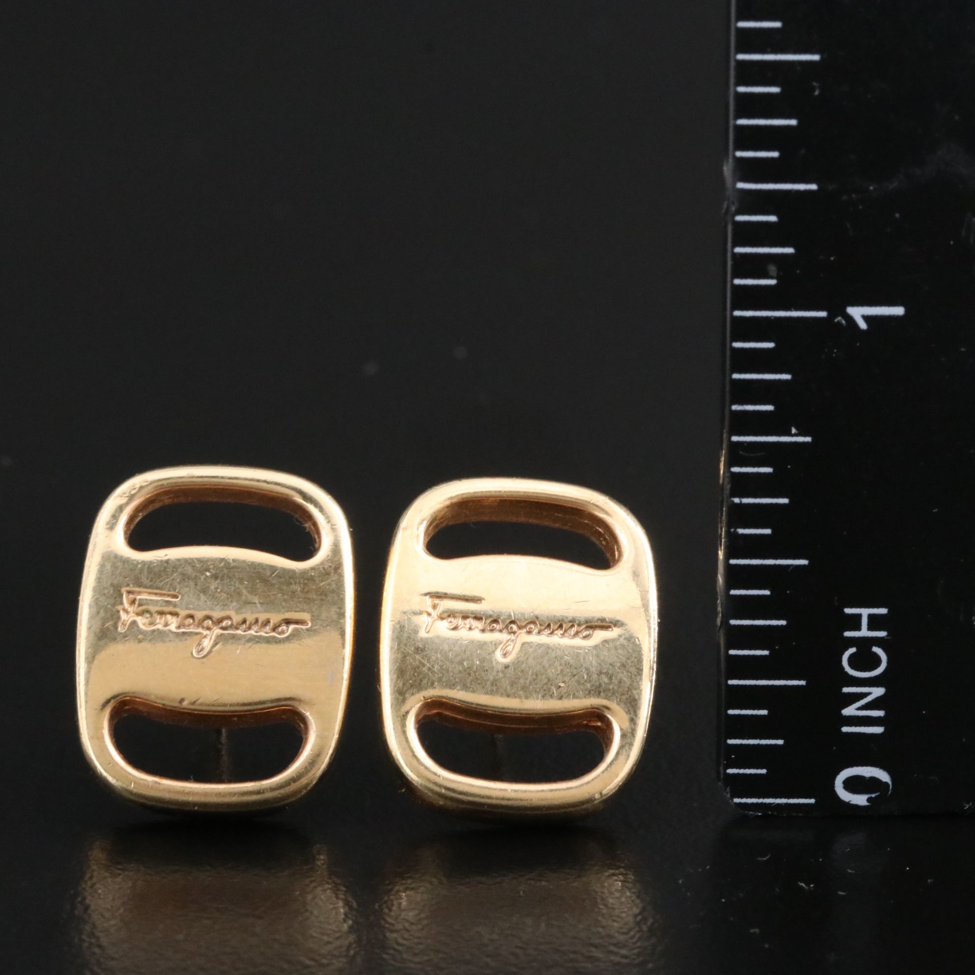 Salvatore Ferragamo Signature Earrings