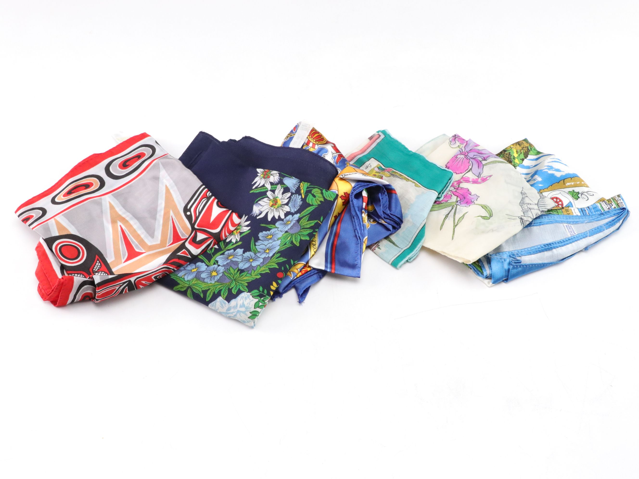 Souvenir Scarf Collection from Canada, Germany, Caribbean Islands and More