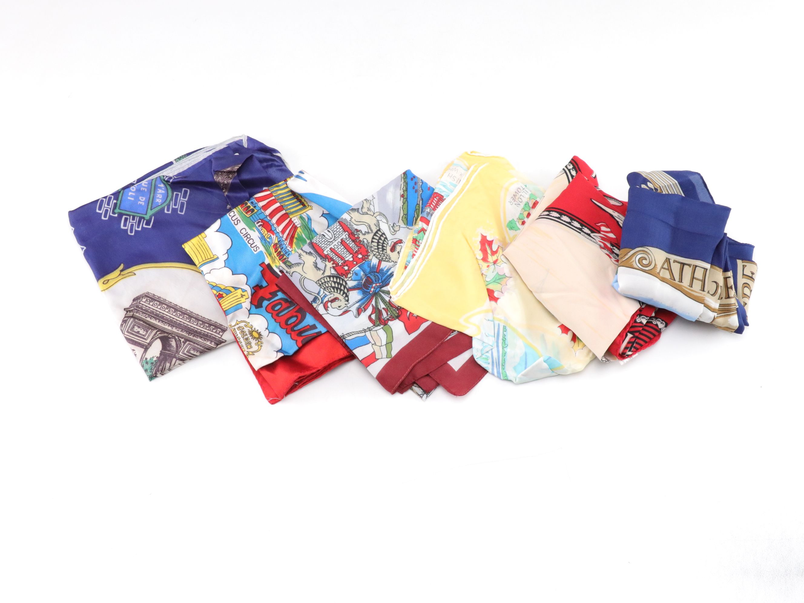 Souvenir Scarf Collection from Canada, Germany, Caribbean Islands and More