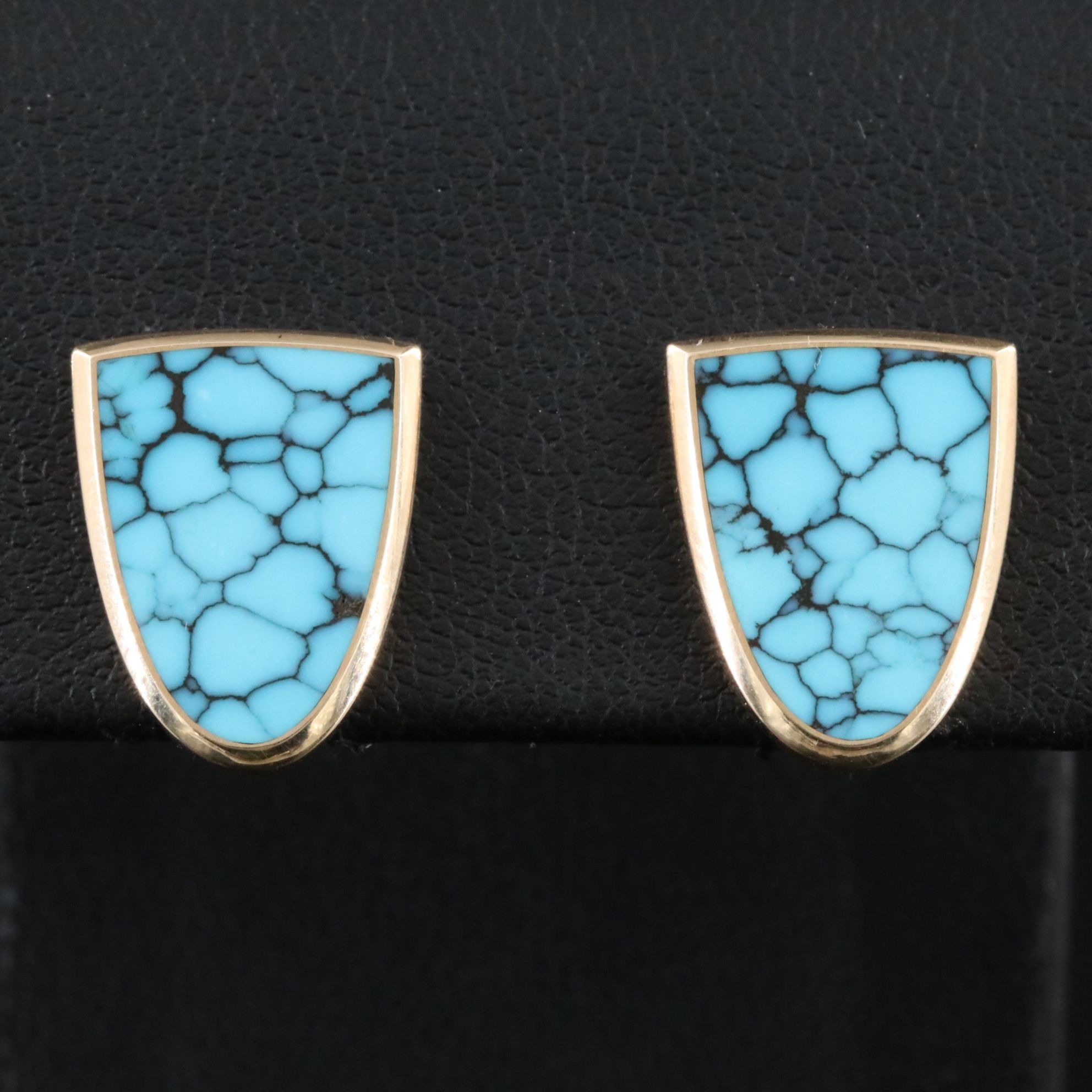 14K Turquoise Earrings