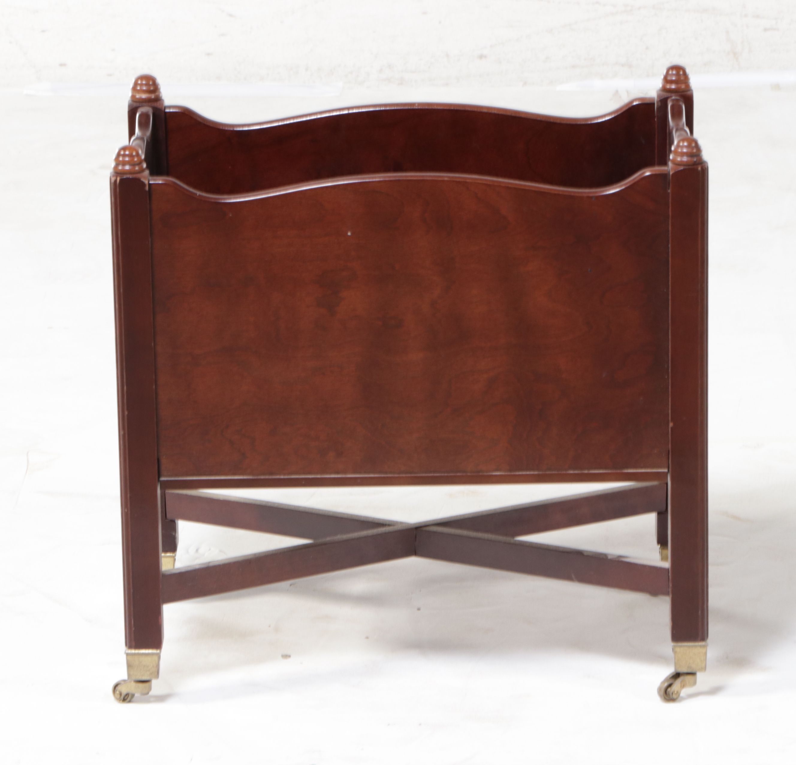 The Bombay Company Chippendale Style Mahogany Magazine Rack