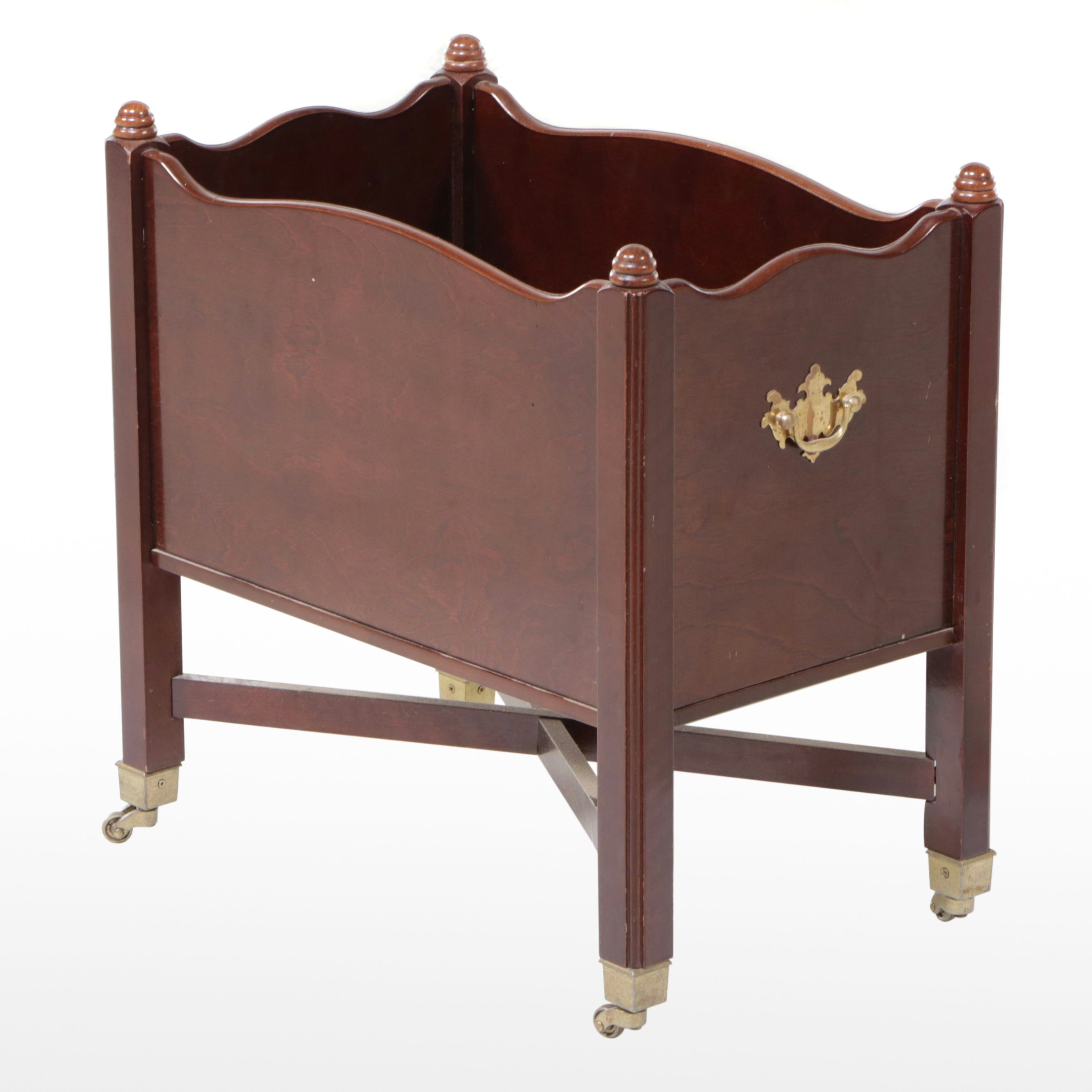 The Bombay Company Chippendale Style Mahogany Magazine Rack