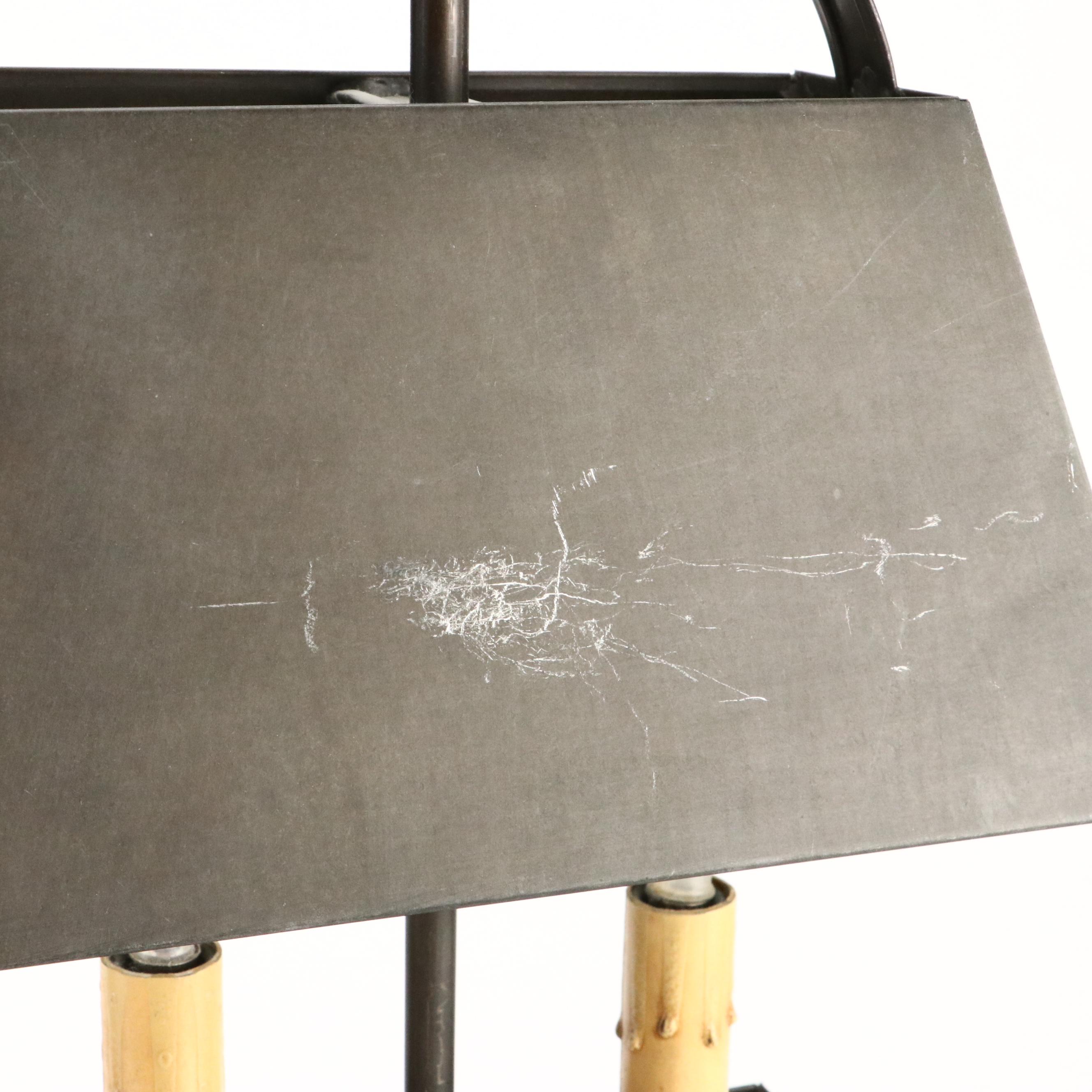 Colonial Style Tin Accent Lamps, Candlesticks, Coffee Pot and More