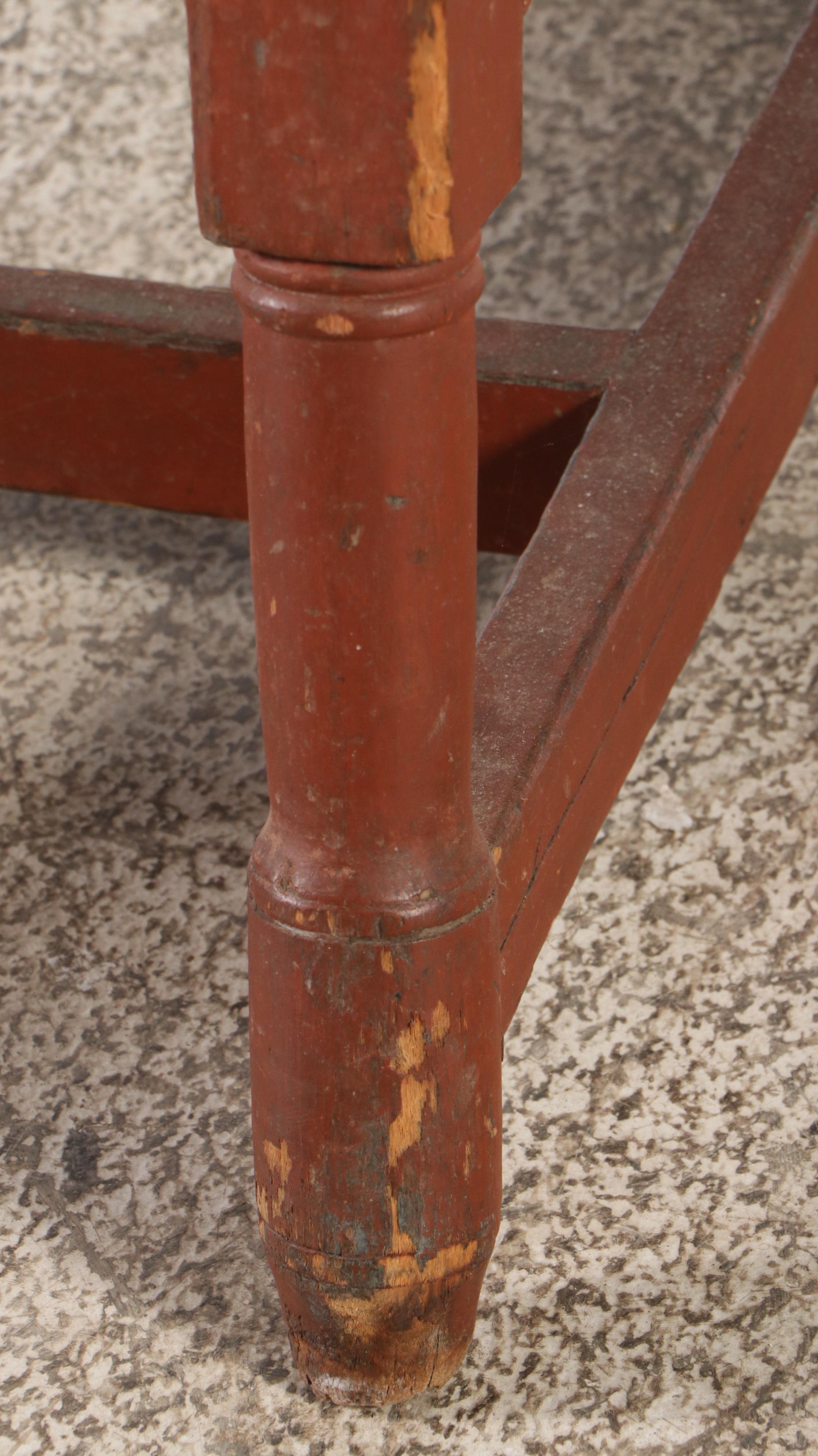 American Primitive Painted Wood Dough Box, Late 19th to Early 20th Century