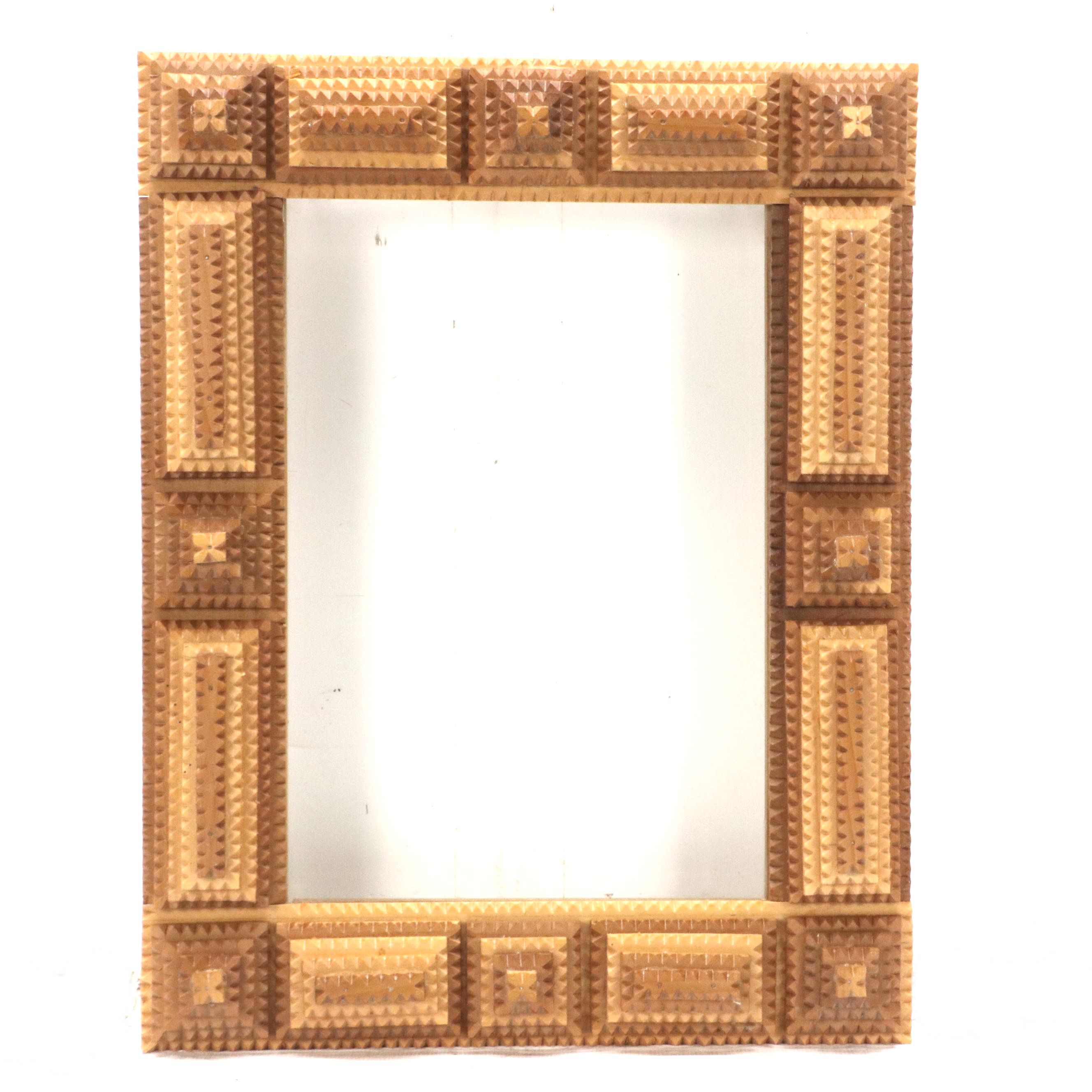 Robert Beaven Tramp Art Wooden Frame