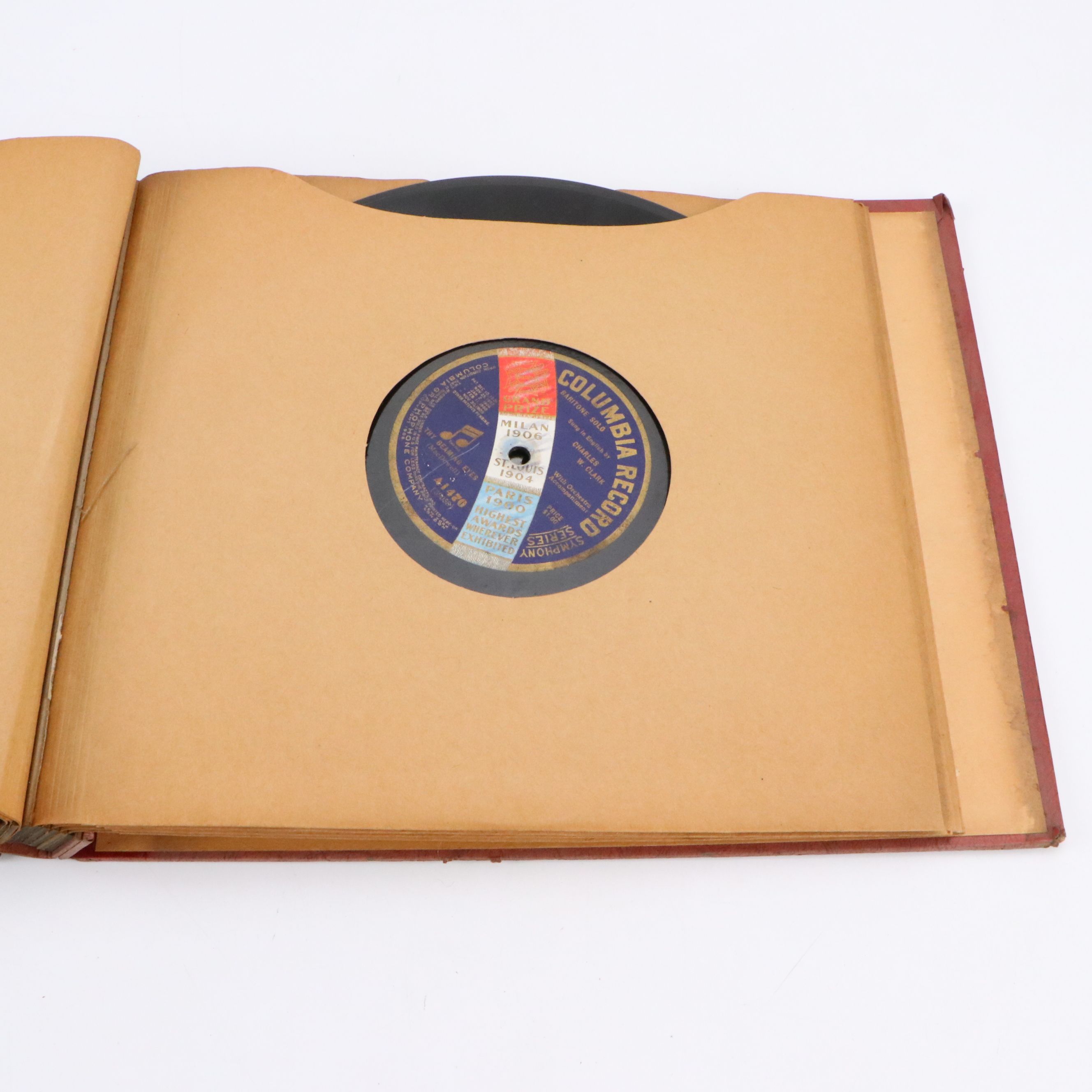 Record Album with Blues, Jazz, and Orchestra Vinyl Records, Mid-20th Century