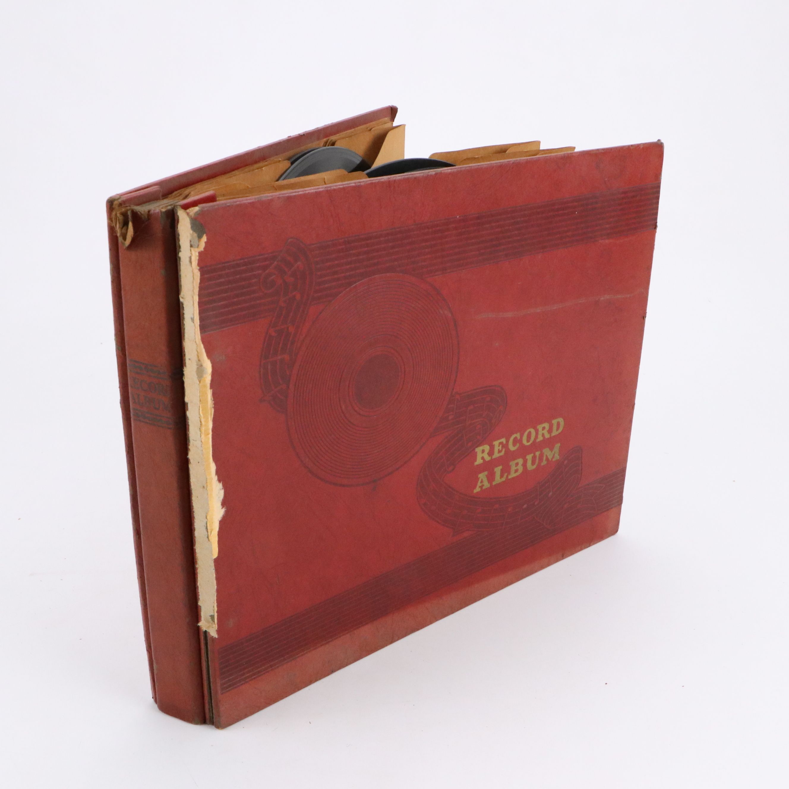 Record Album with Blues, Jazz, and Orchestra Vinyl Records, Mid-20th Century