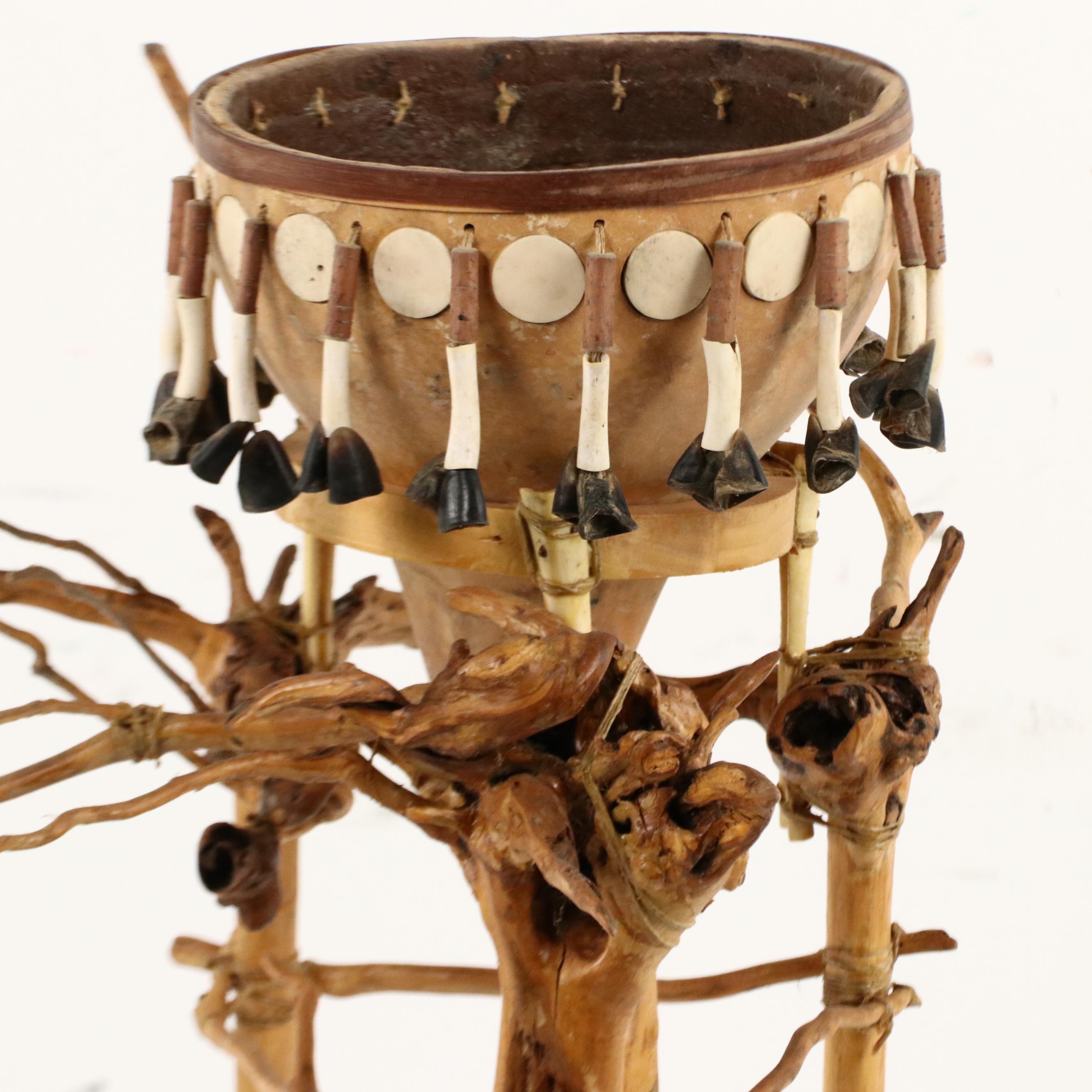 Robert Beaven Tripod Stand with Gourd