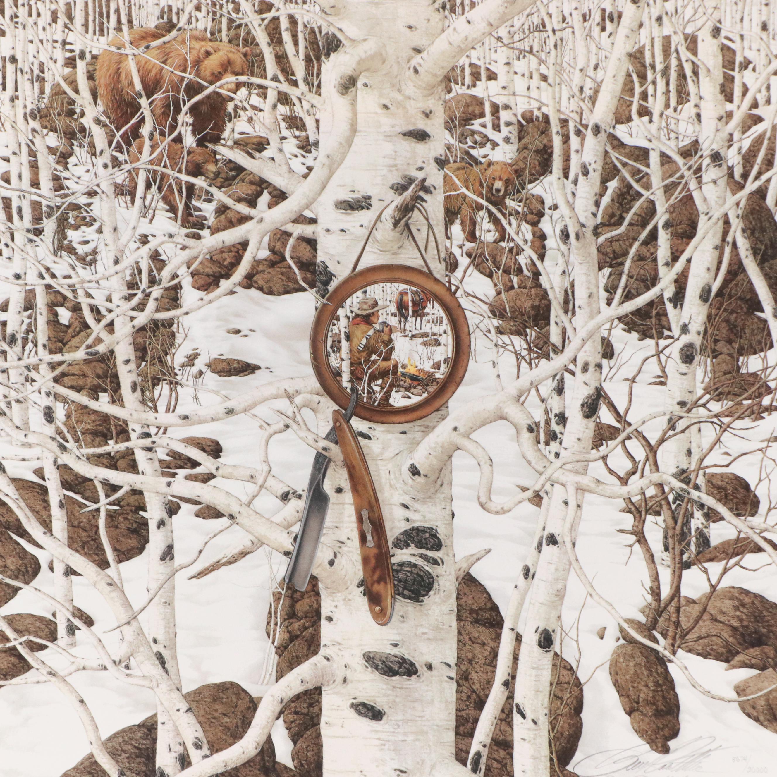 Bev Doolittle Offset Lithograph "There's Magic in the Unexpected"