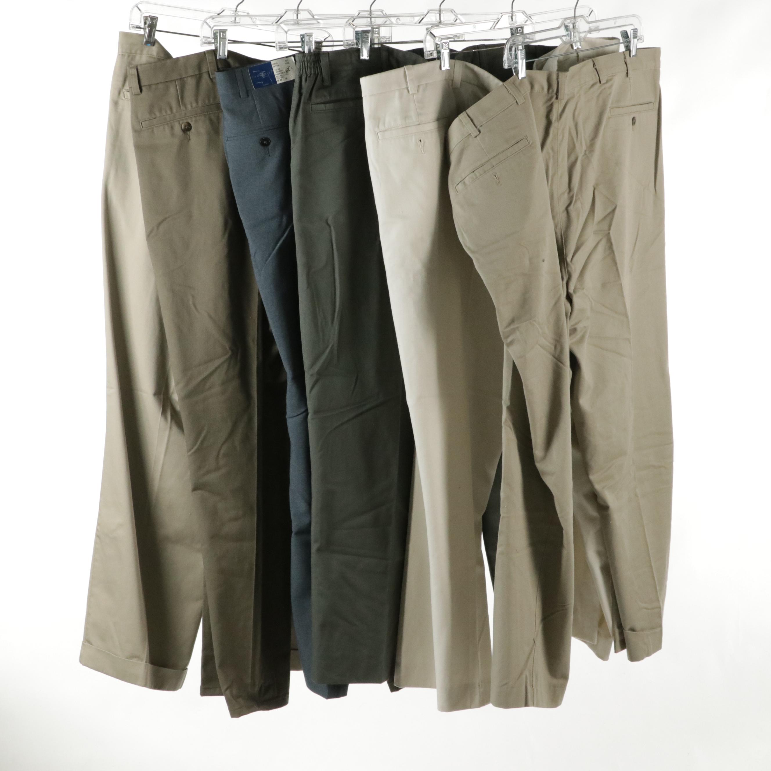Men's St. John's Bay, Roundtree & York, and Towncraft Khakis and Pants