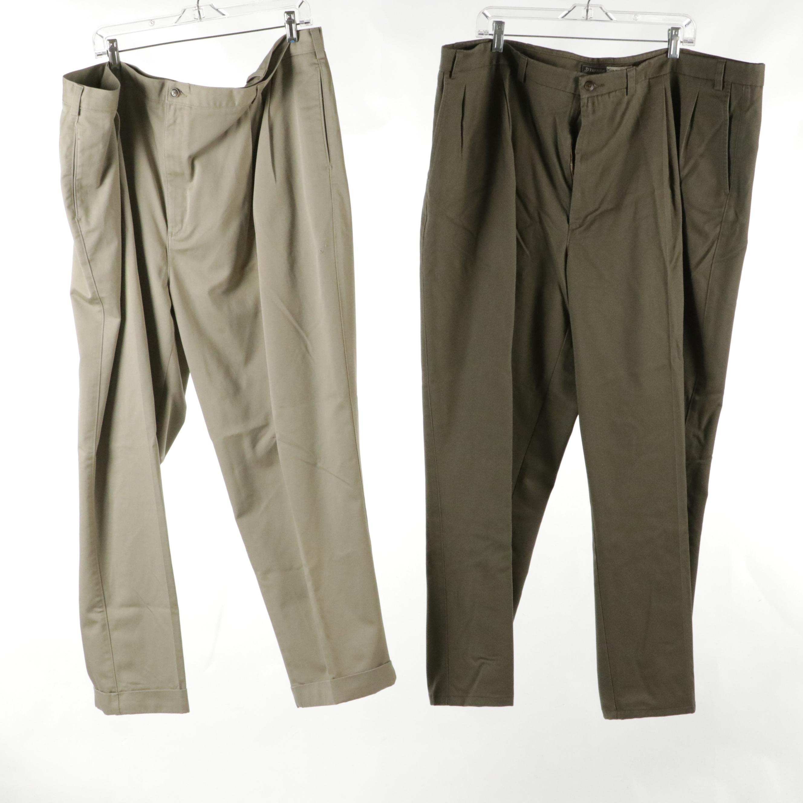 Men's St. John's Bay, Roundtree & York, and Towncraft Khakis and Pants