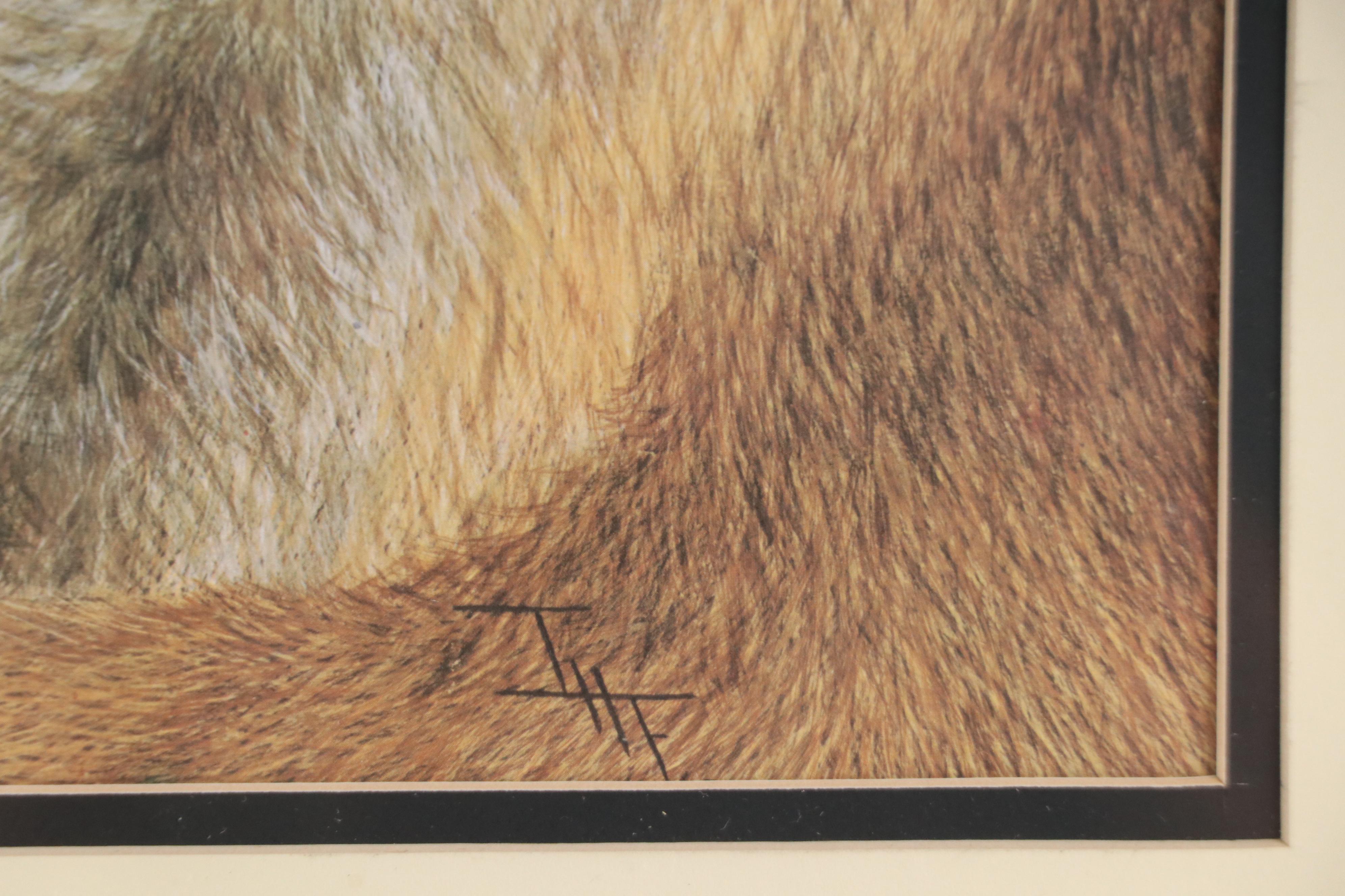 Imogene Farnsworth Lion-Themed Offset Lithographs Including "Lion Cub"