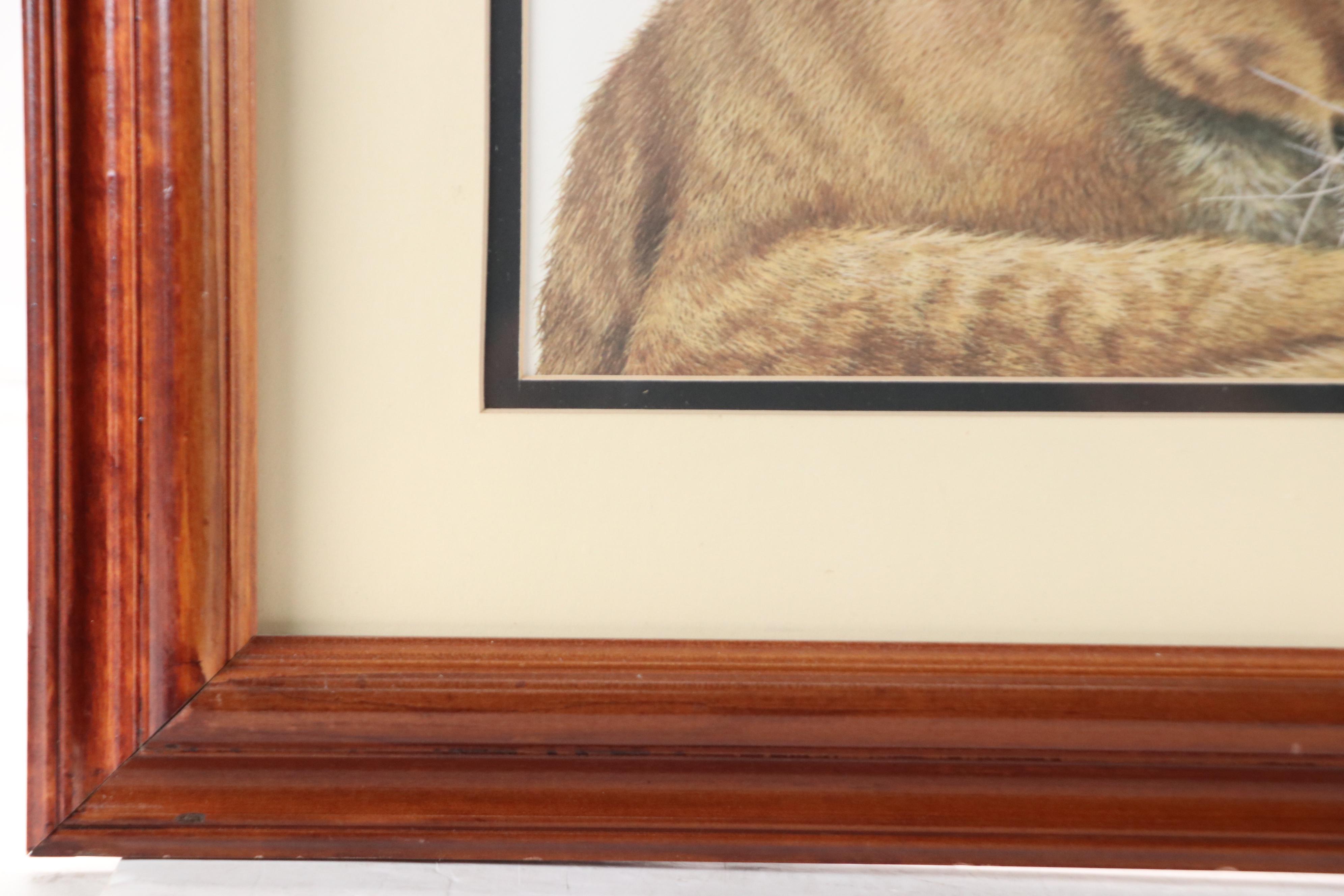 Imogene Farnsworth Lion-Themed Offset Lithographs Including "Lion Cub"