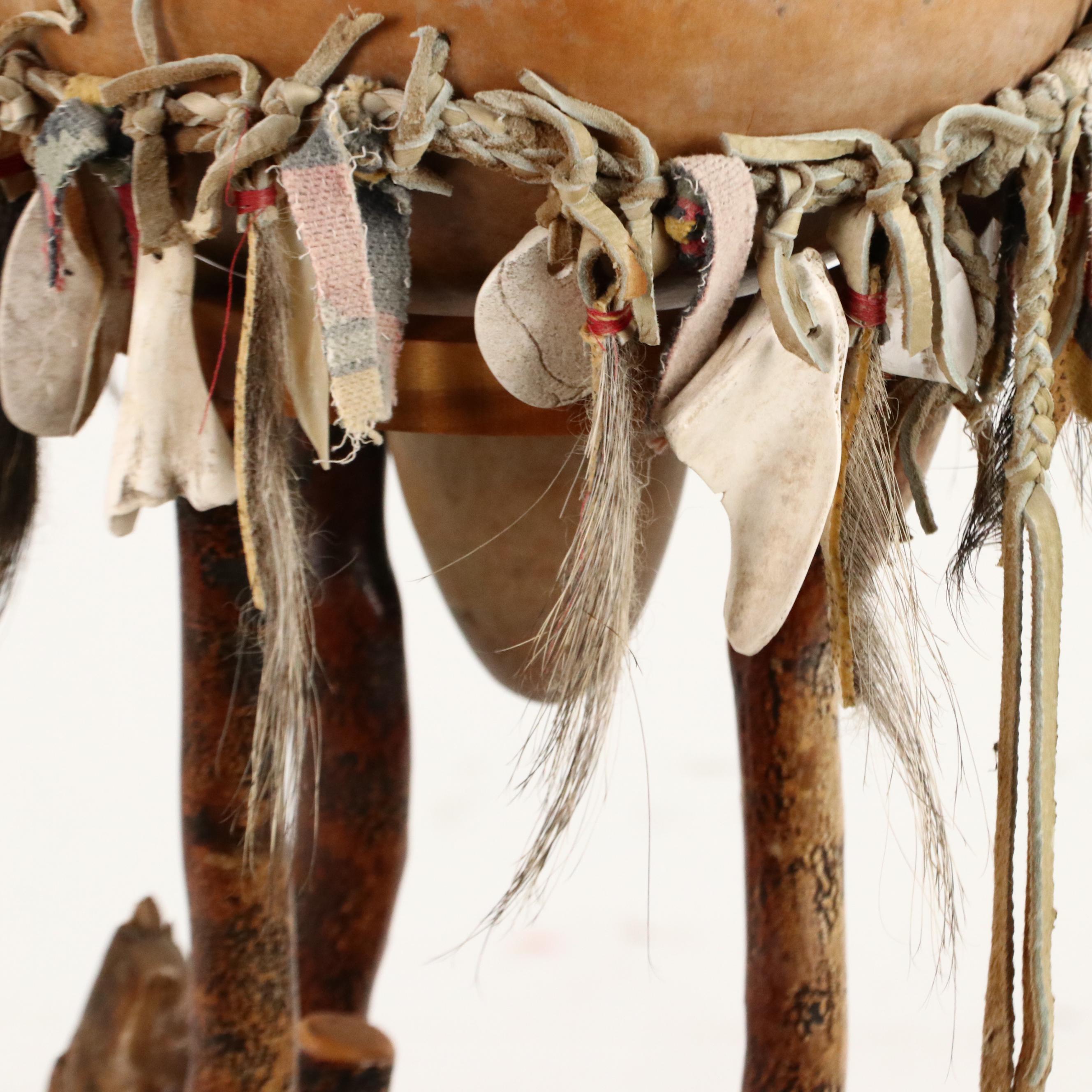 Robert Beaven Tripod Stand and Lidded Gourd Container