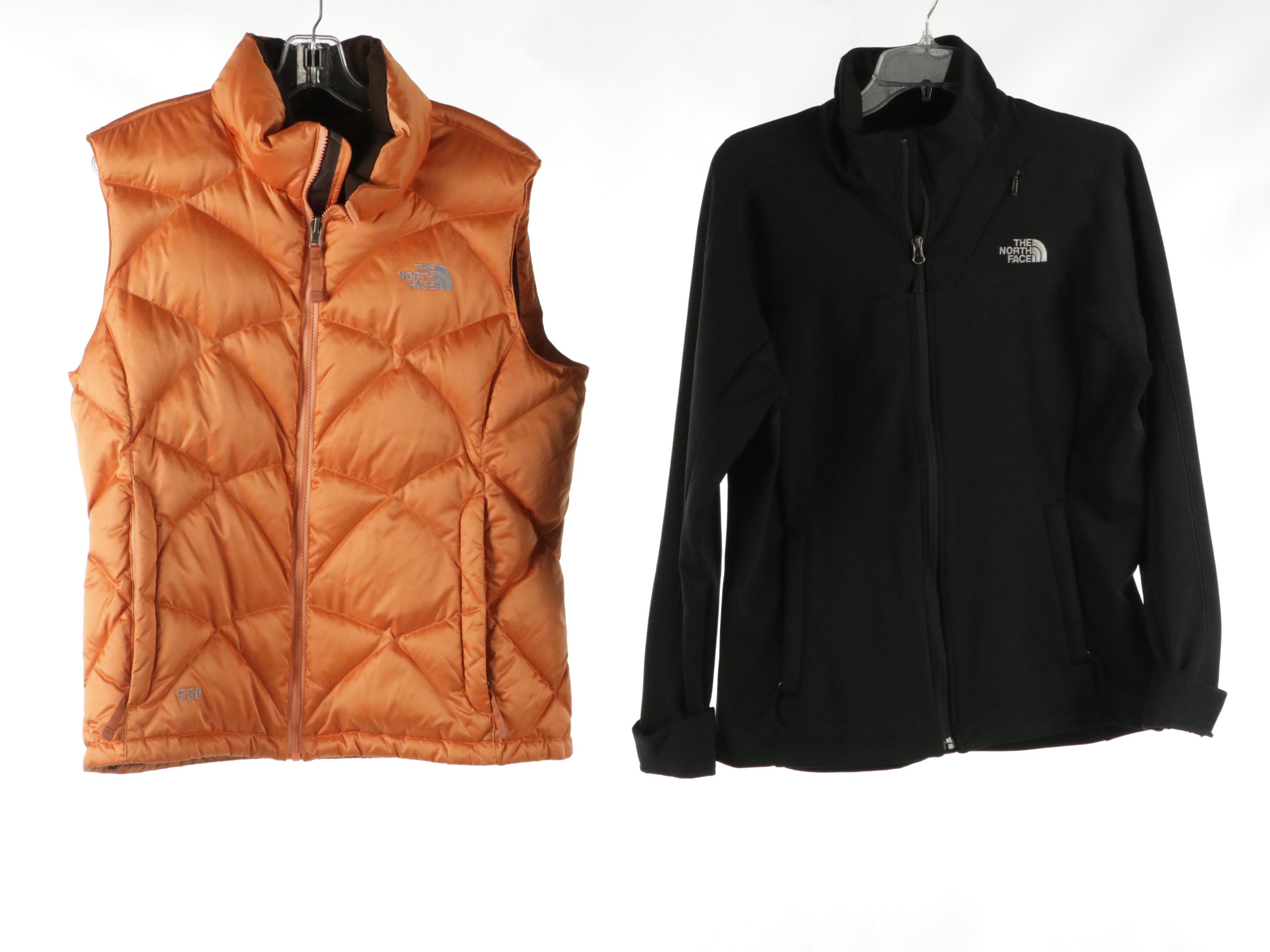The North Face Puffer Zip Vest and Zip Jacket with Patagonia Fleece Pullovers