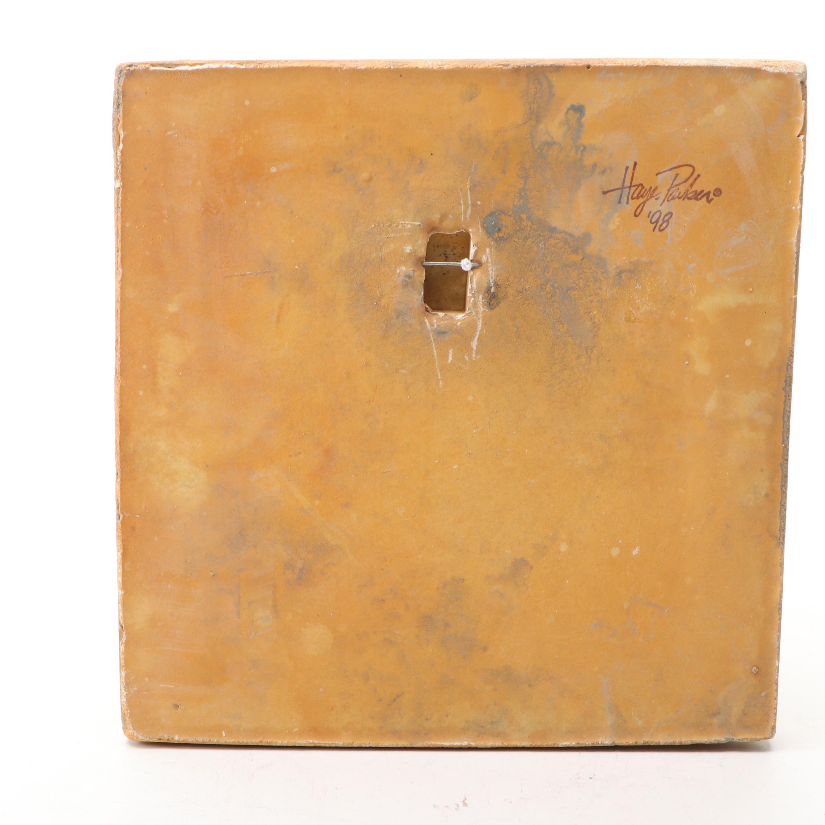 Hayes Parker Cast Plaster Leaf Wall Hanging, 1998