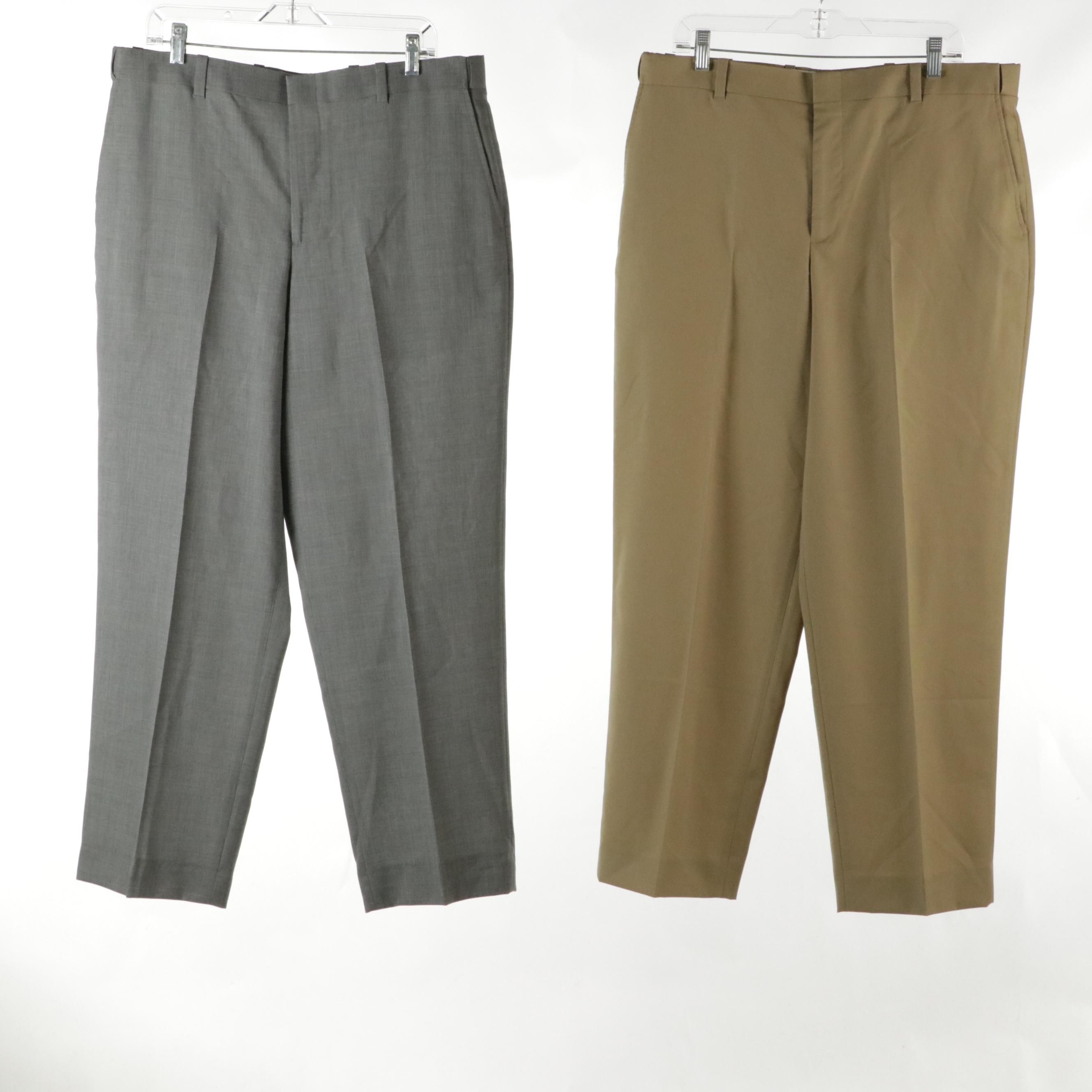 Men's Wool Dress Pants and Cotton Trousers from L.L.Bean