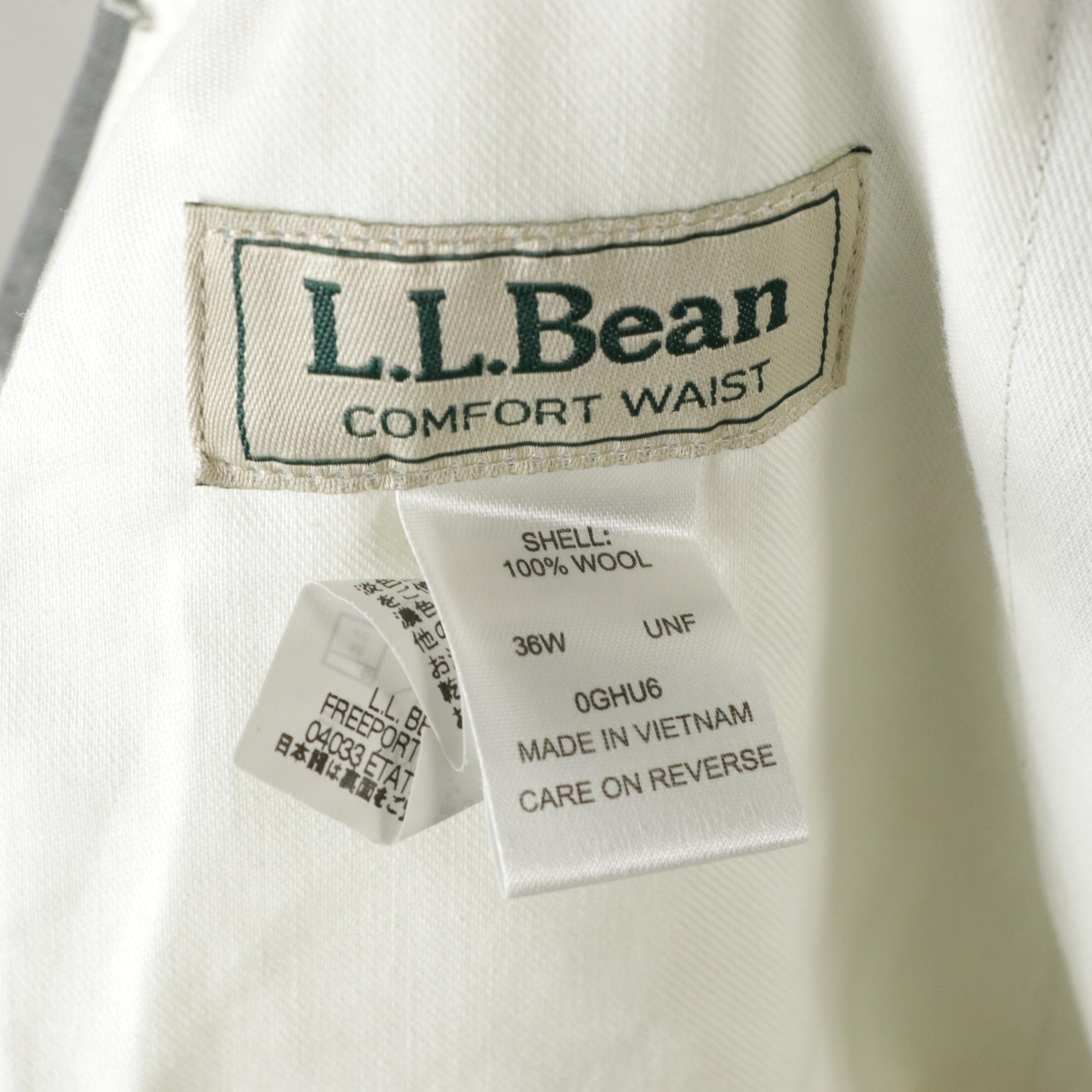 Men's Wool Dress Pants and Cotton Trousers from L.L.Bean