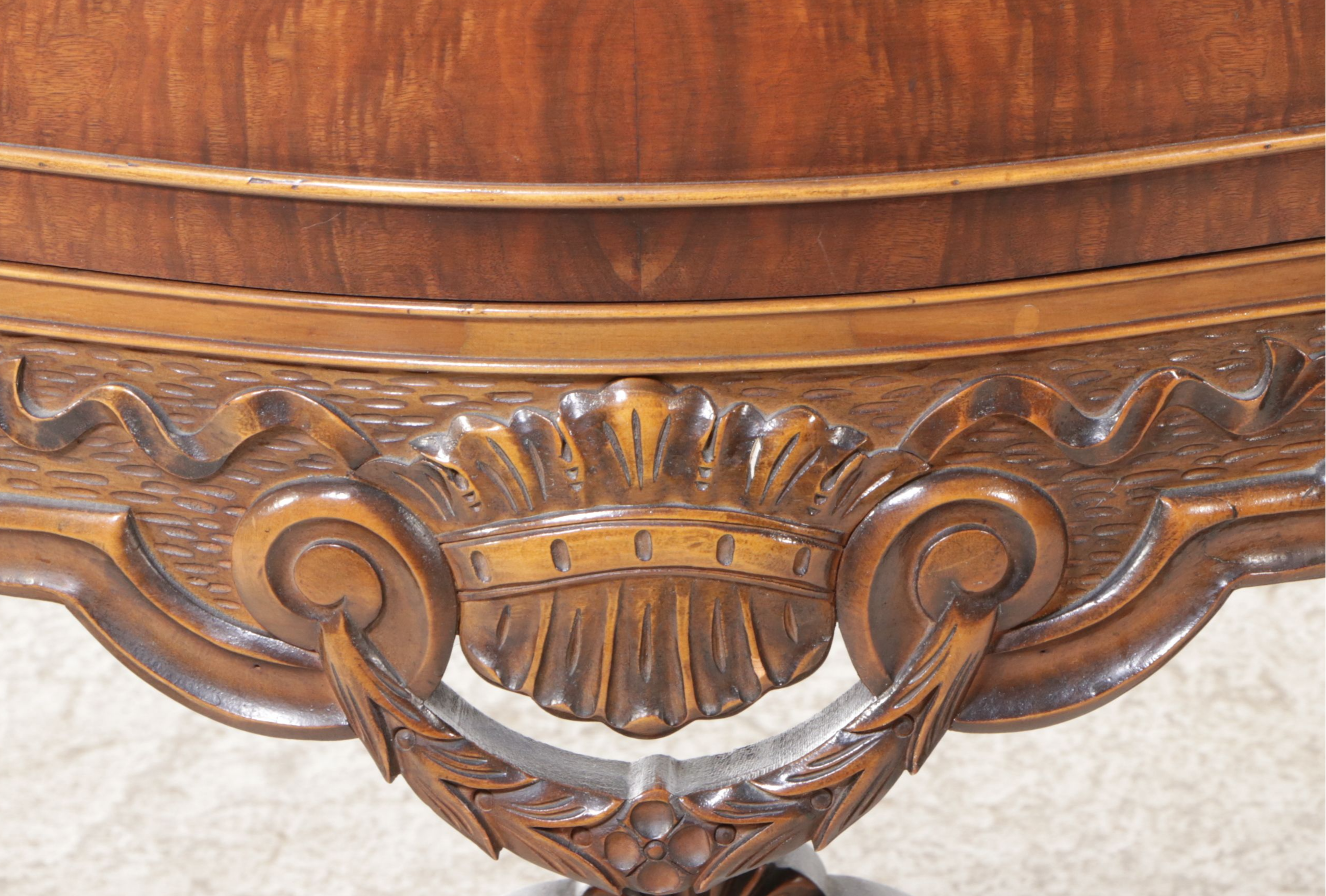 Louis XV Style Burl Wood and Walnut China Cabinet, Mid-20th Century