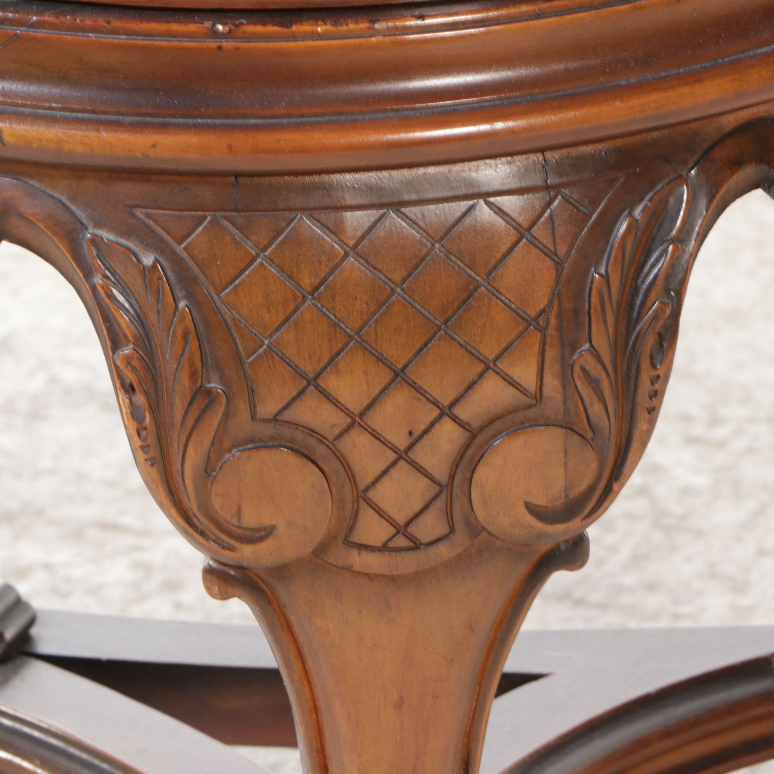 Louis XV Style Burl Wood and Walnut China Cabinet, Mid-20th Century