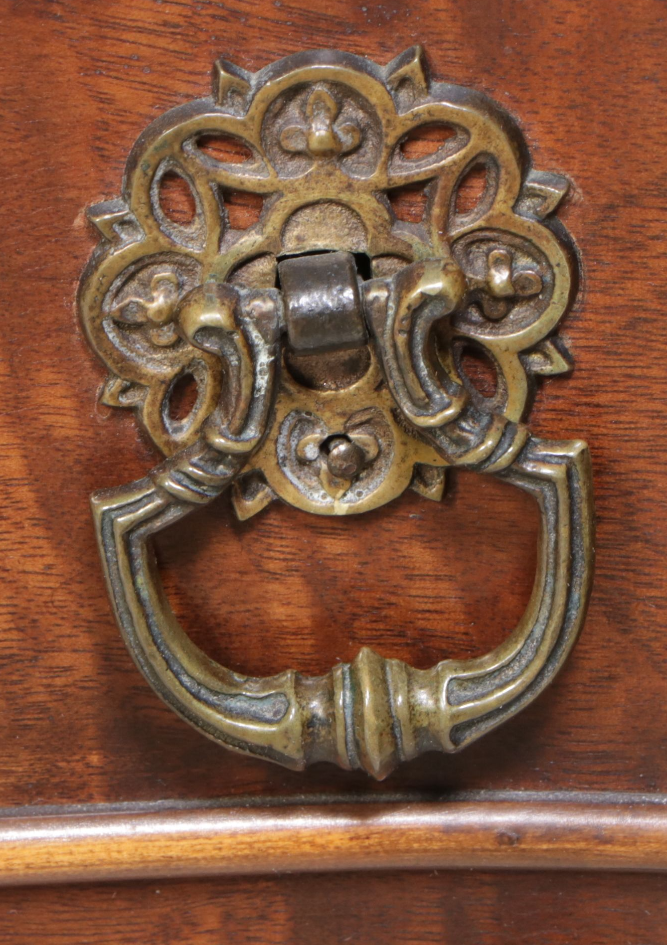 Louis XV Style Burl Wood and Walnut China Cabinet, Mid-20th Century