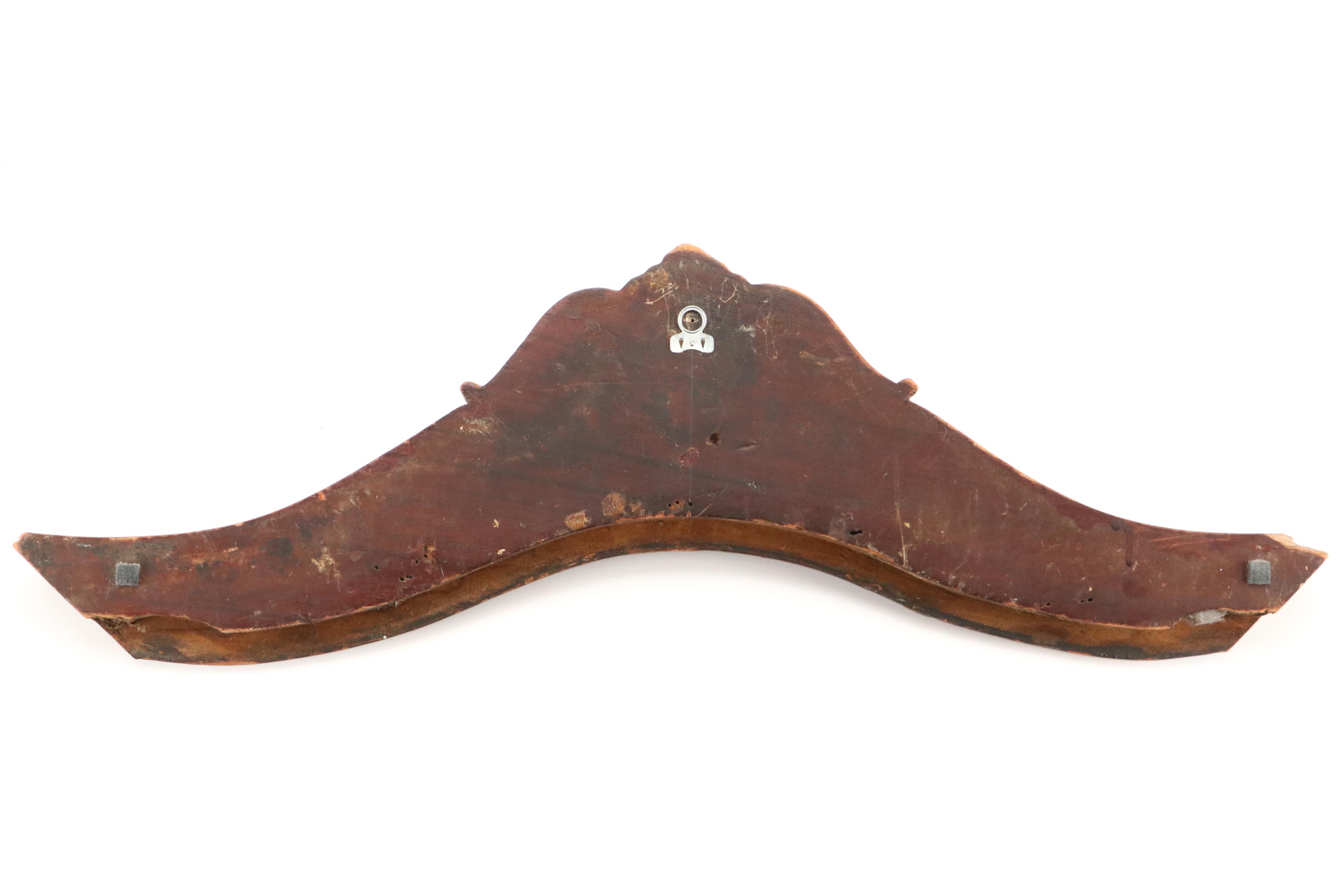 Victorian Style Carved Wood with Other Wall Hanging