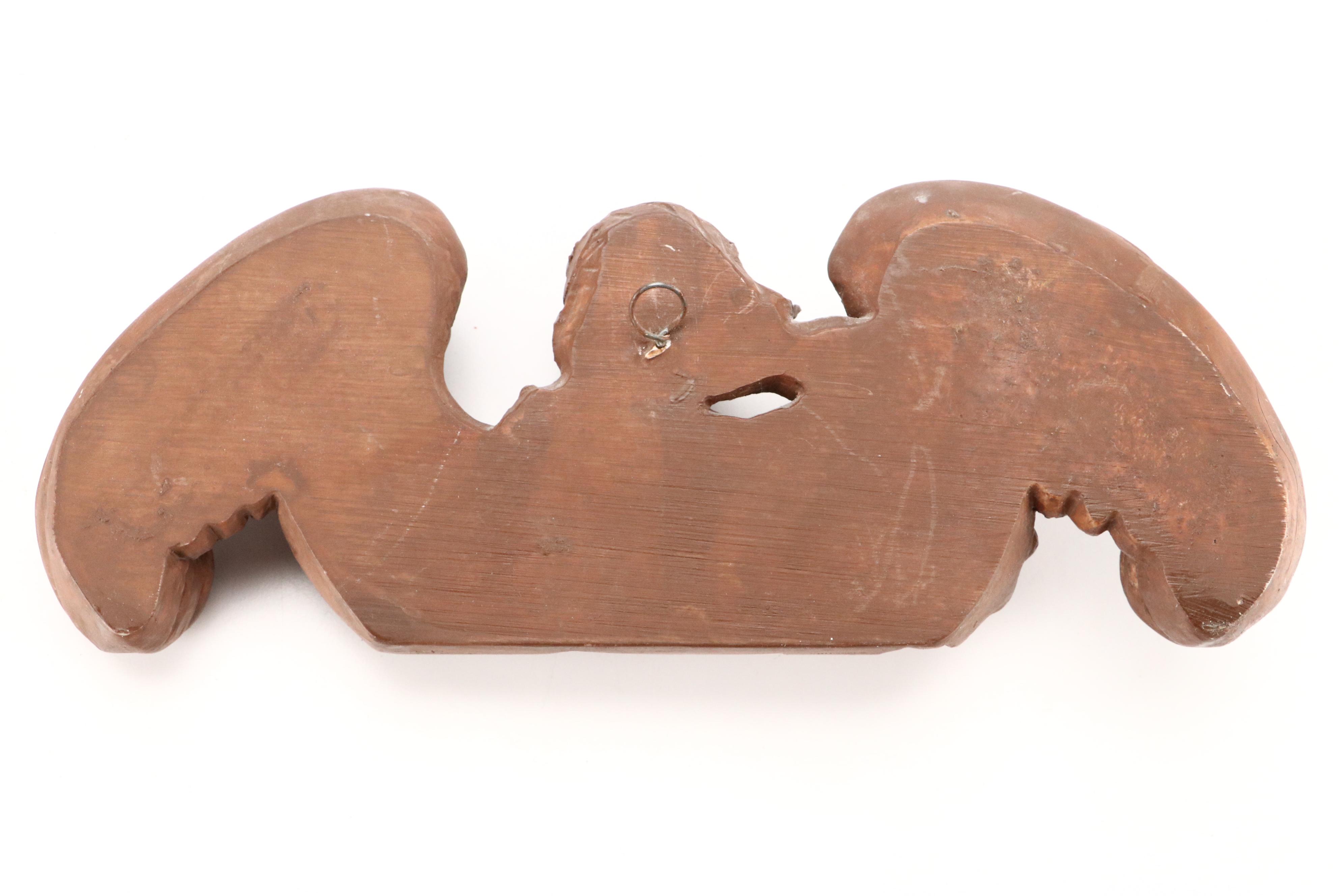 Victorian Style Carved Wood with Other Wall Hanging