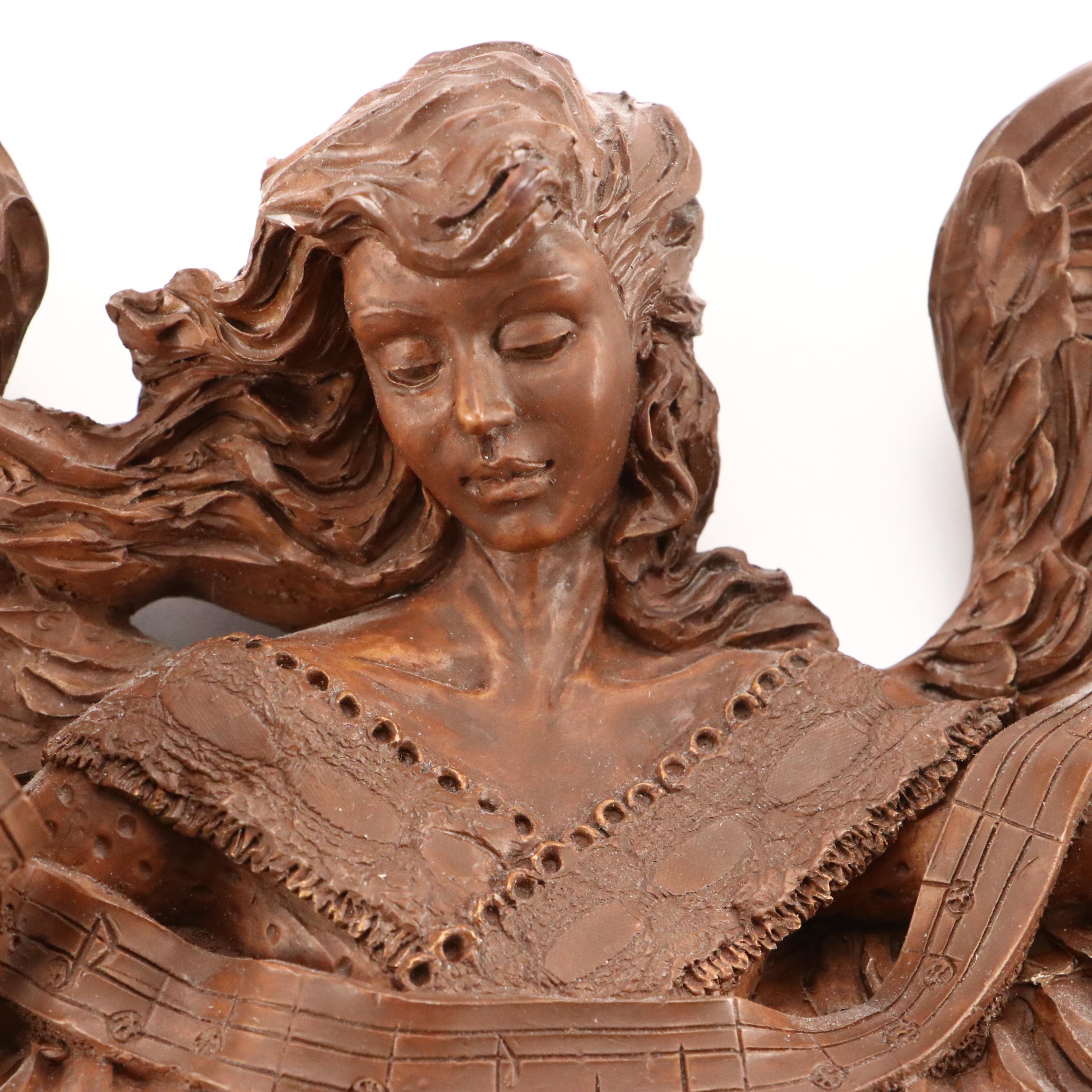 Victorian Style Carved Wood with Other Wall Hanging