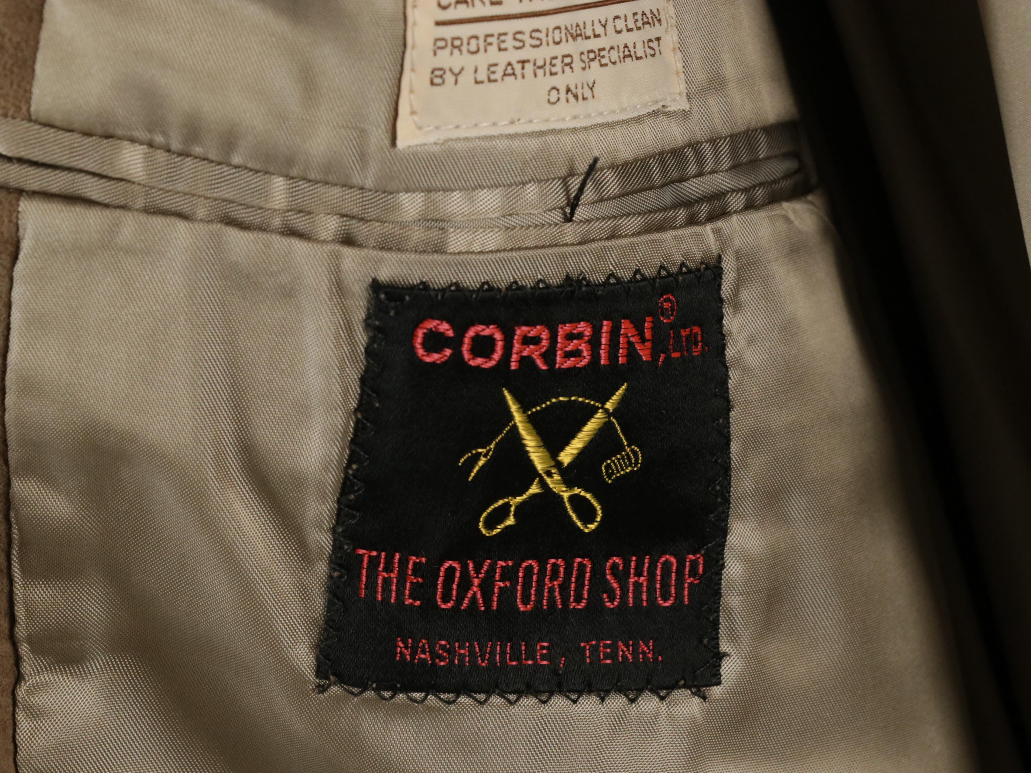 Men's The J. Peterman Co. Suede Shirt with Other Suede Jackets and Vest