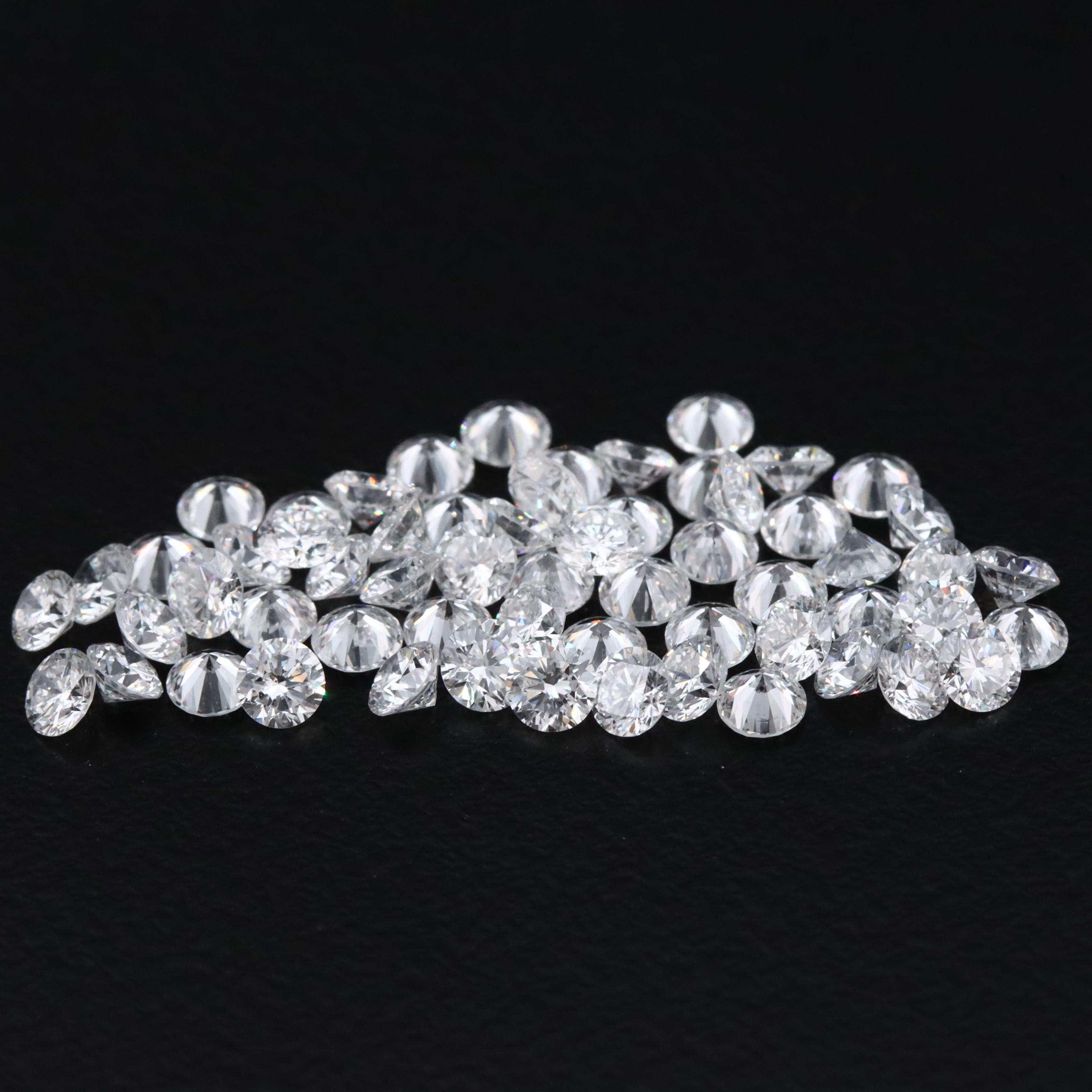 Loose 5.11 CTW Lab Grown Diamonds