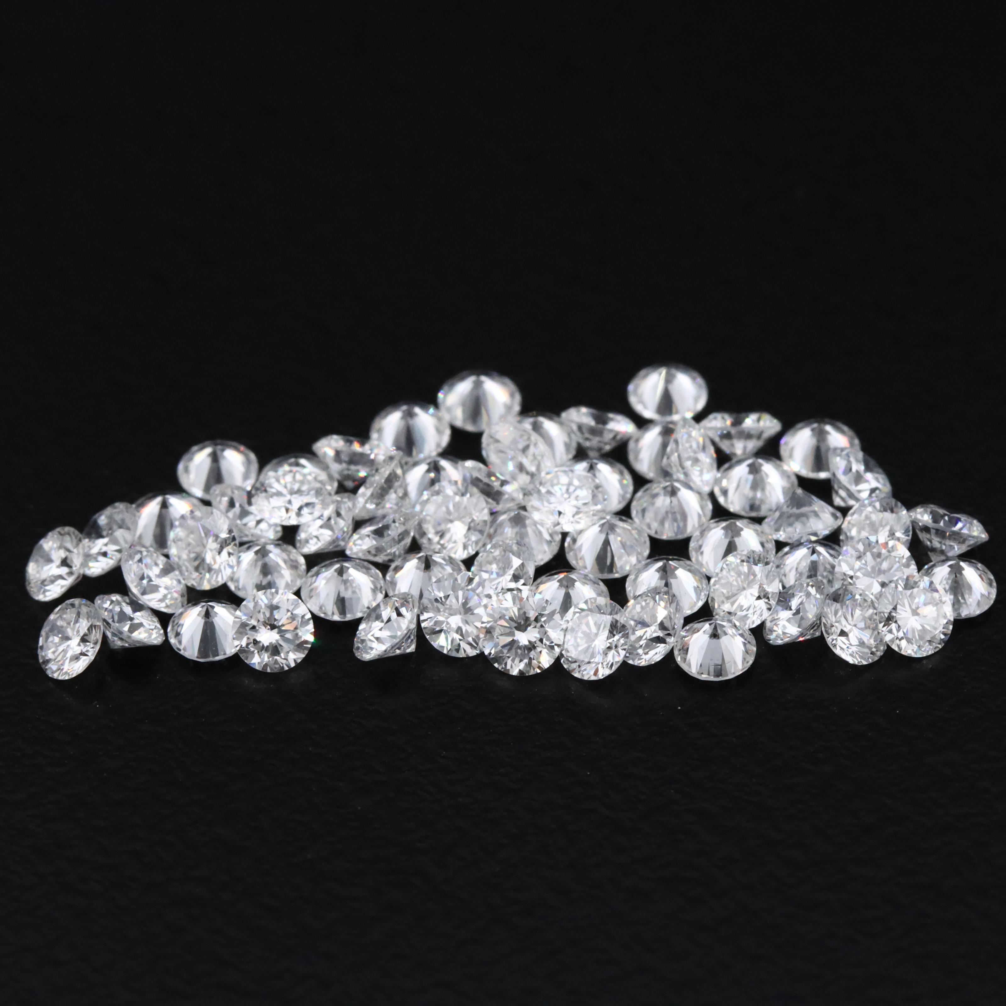 Loose 5.11 CTW Lab Grown Diamonds