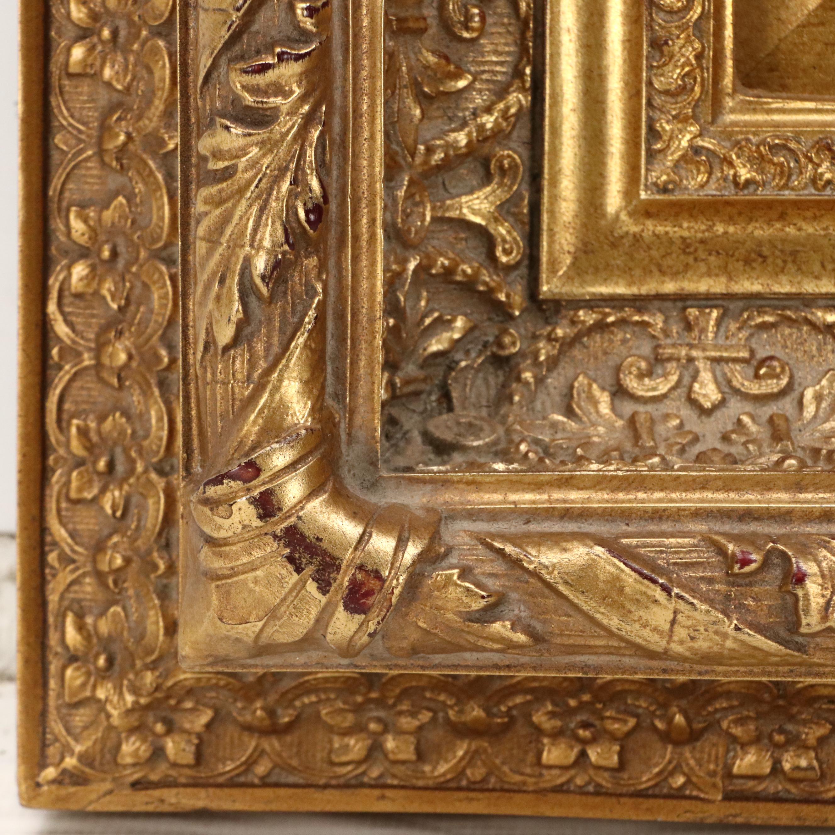 Dutch Style Interior Genre Scene Oil Painting