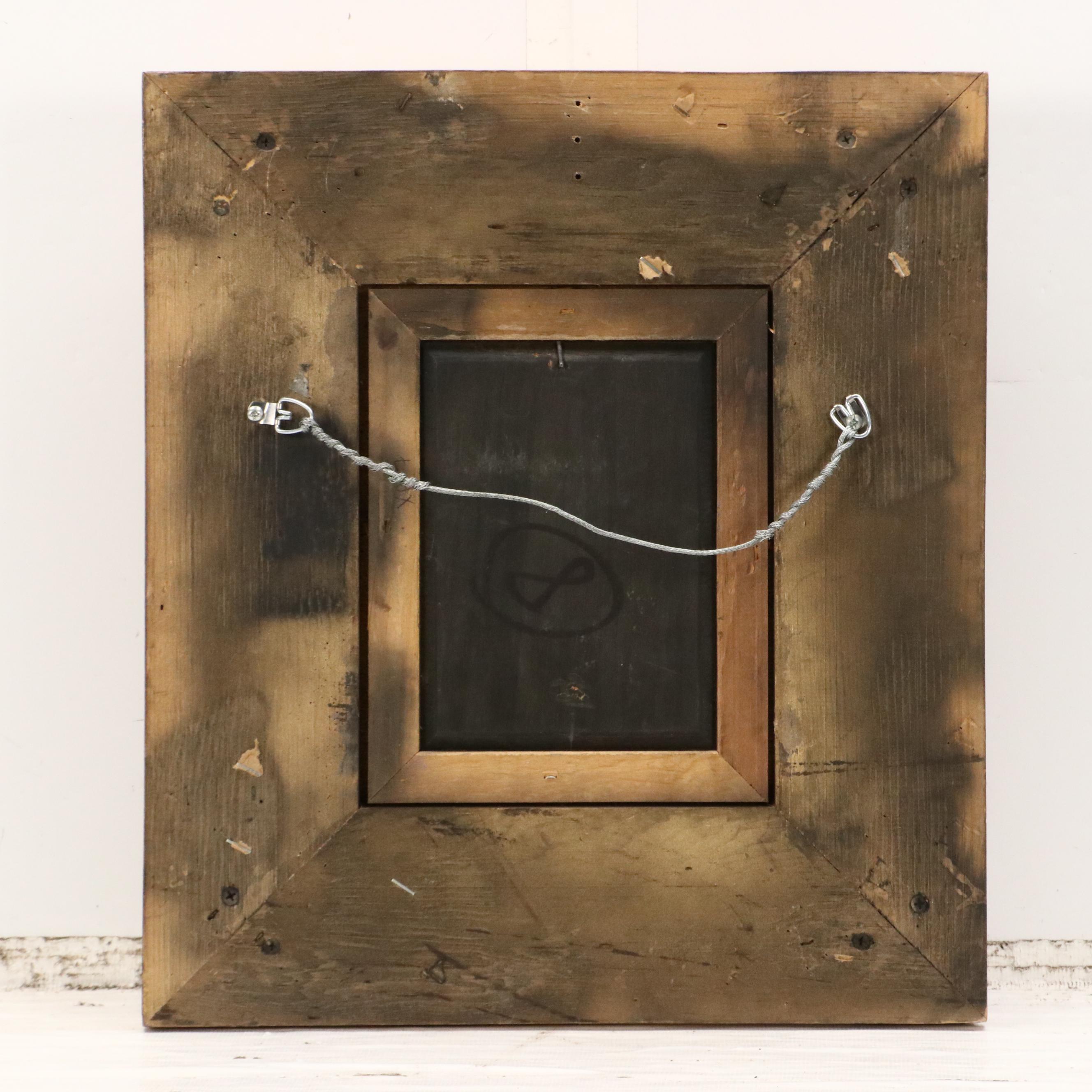 Dutch Style Interior Genre Scene Oil Painting