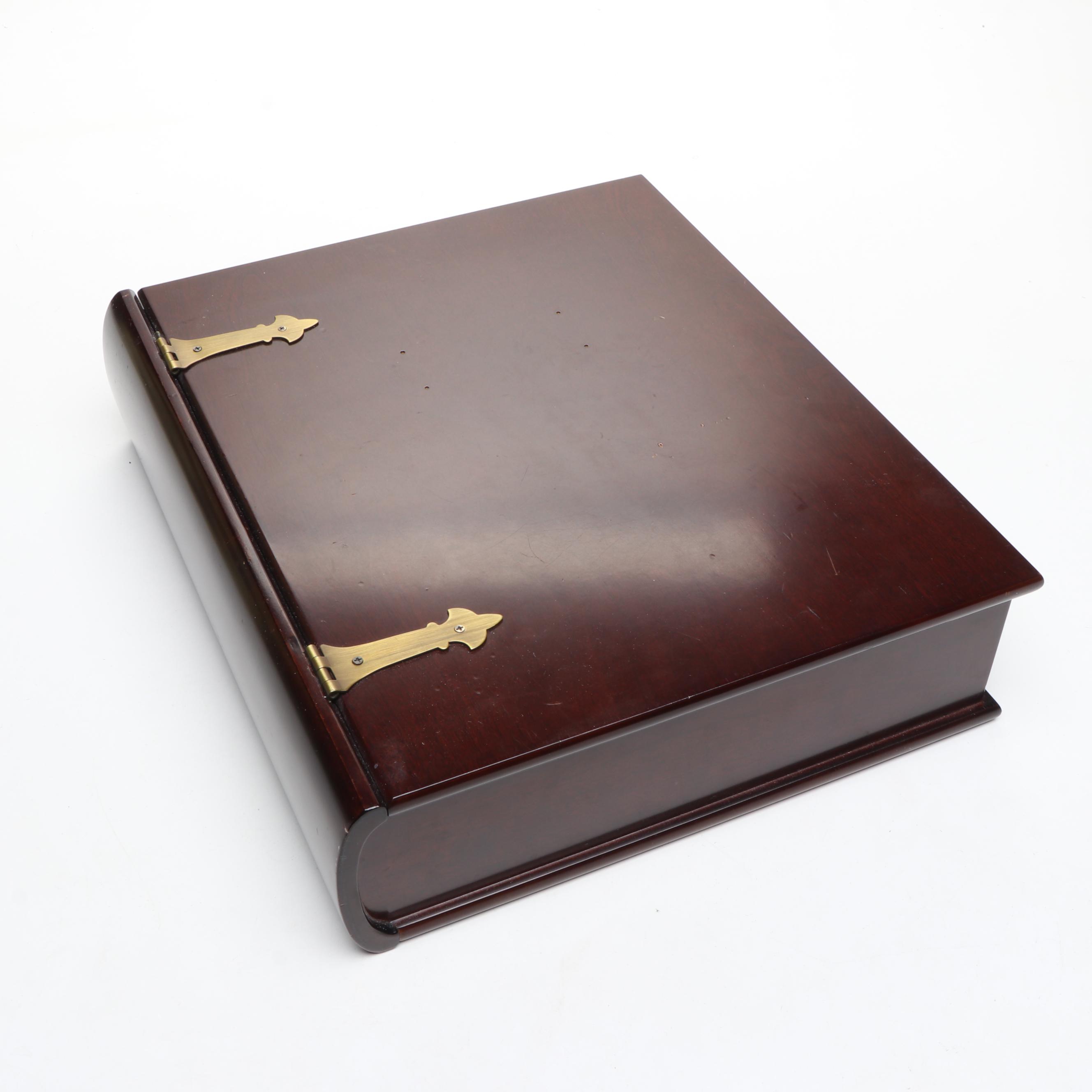 Decoupage Faux Book Boxes