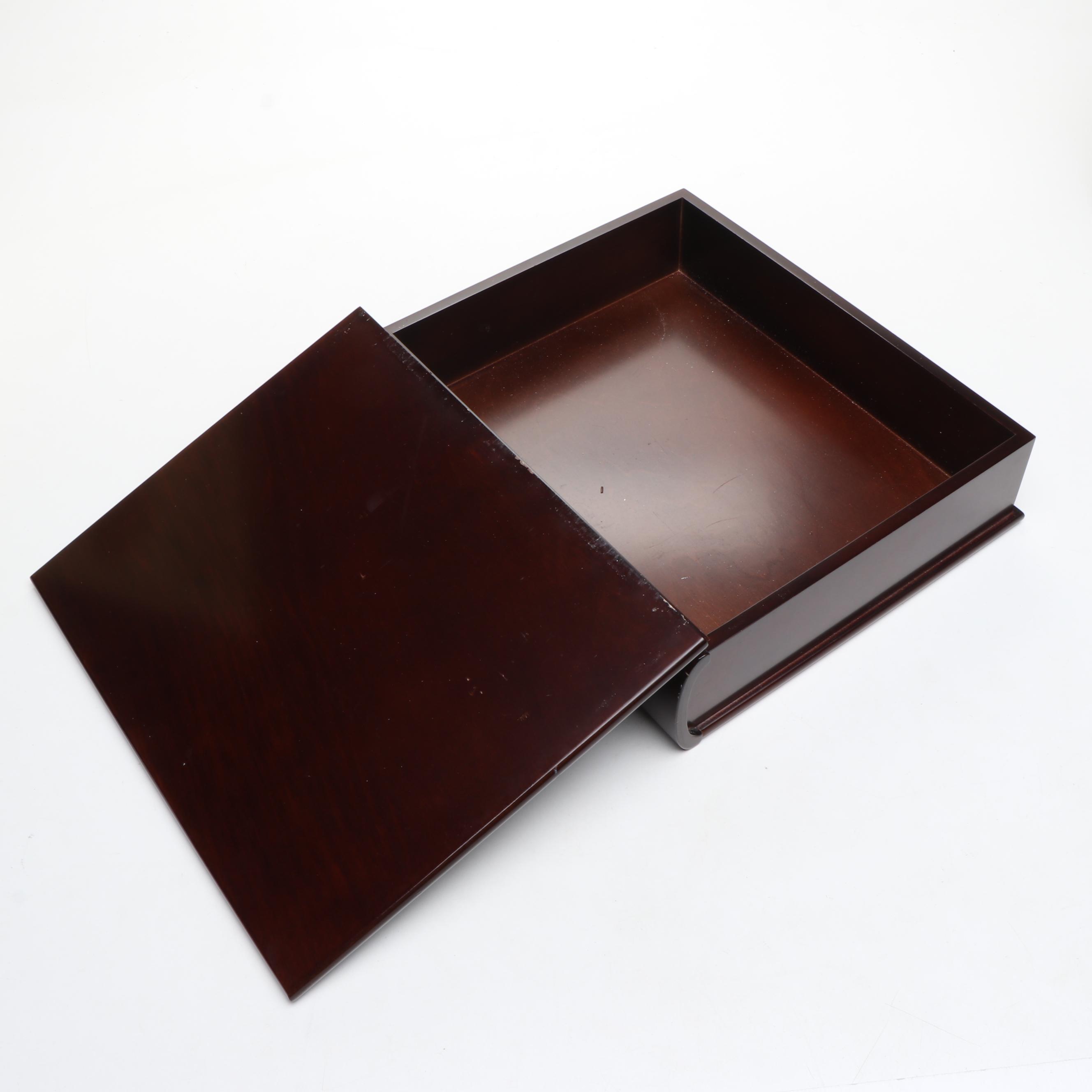 Decoupage Faux Book Boxes