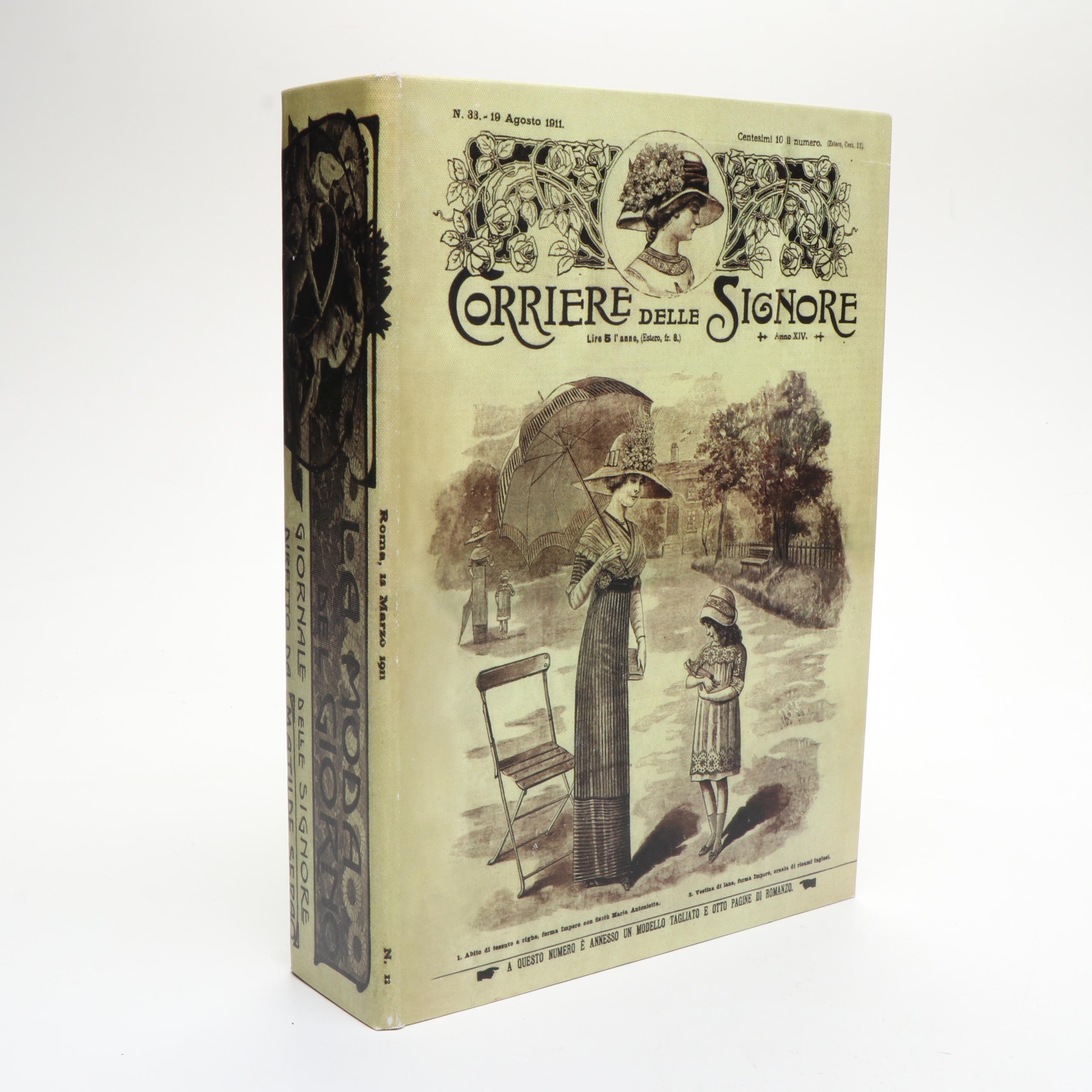 Decoupage Faux Book Boxes