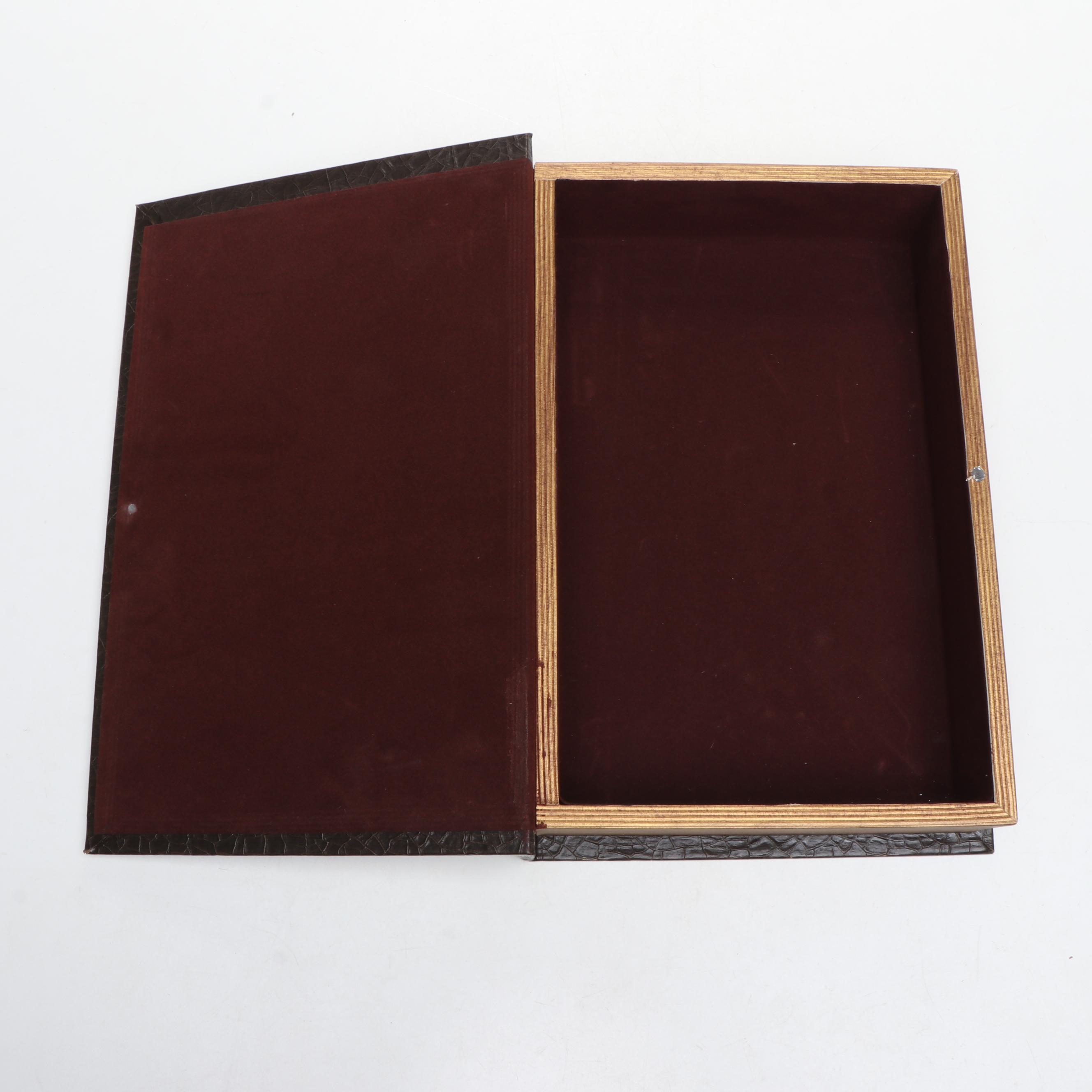 Decoupage Faux Book Boxes