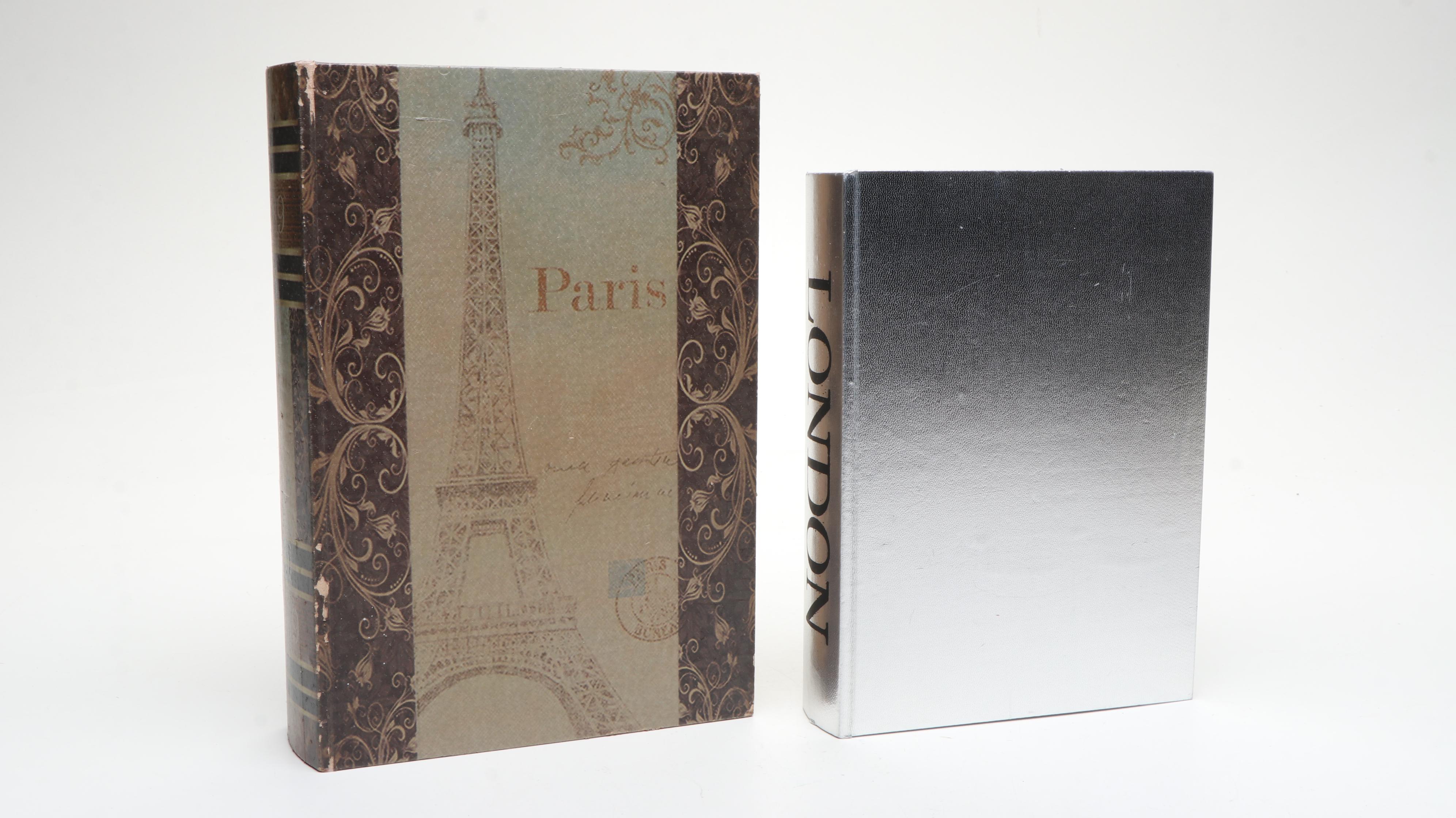 Decoupage Faux Book Boxes