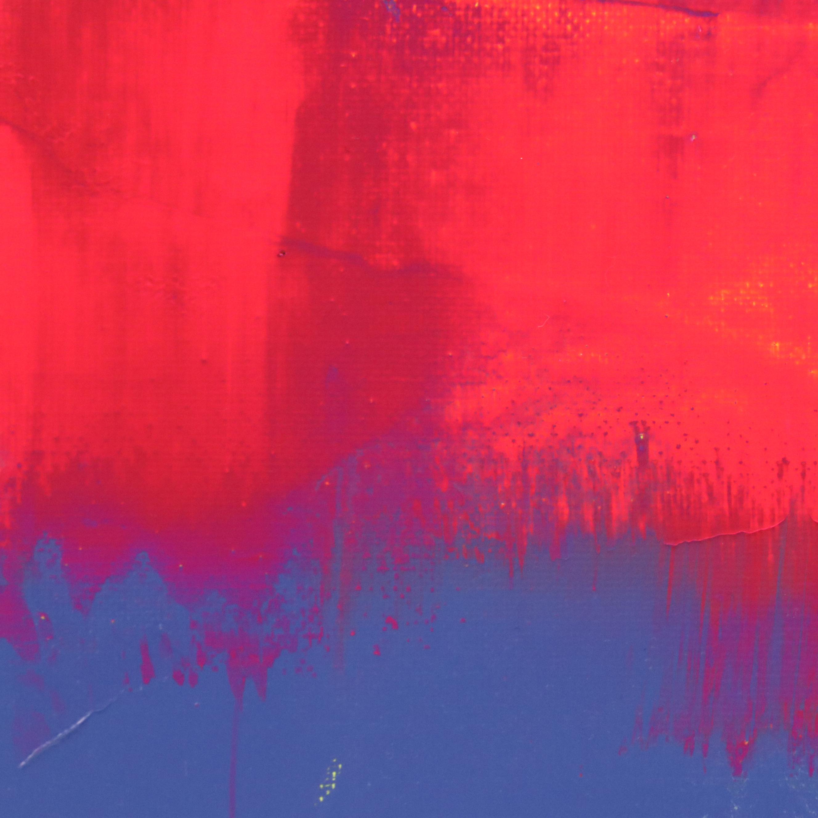 Milagros Pongo Abstract Mixed Media Painting "Geometry in Colors," 21st Century