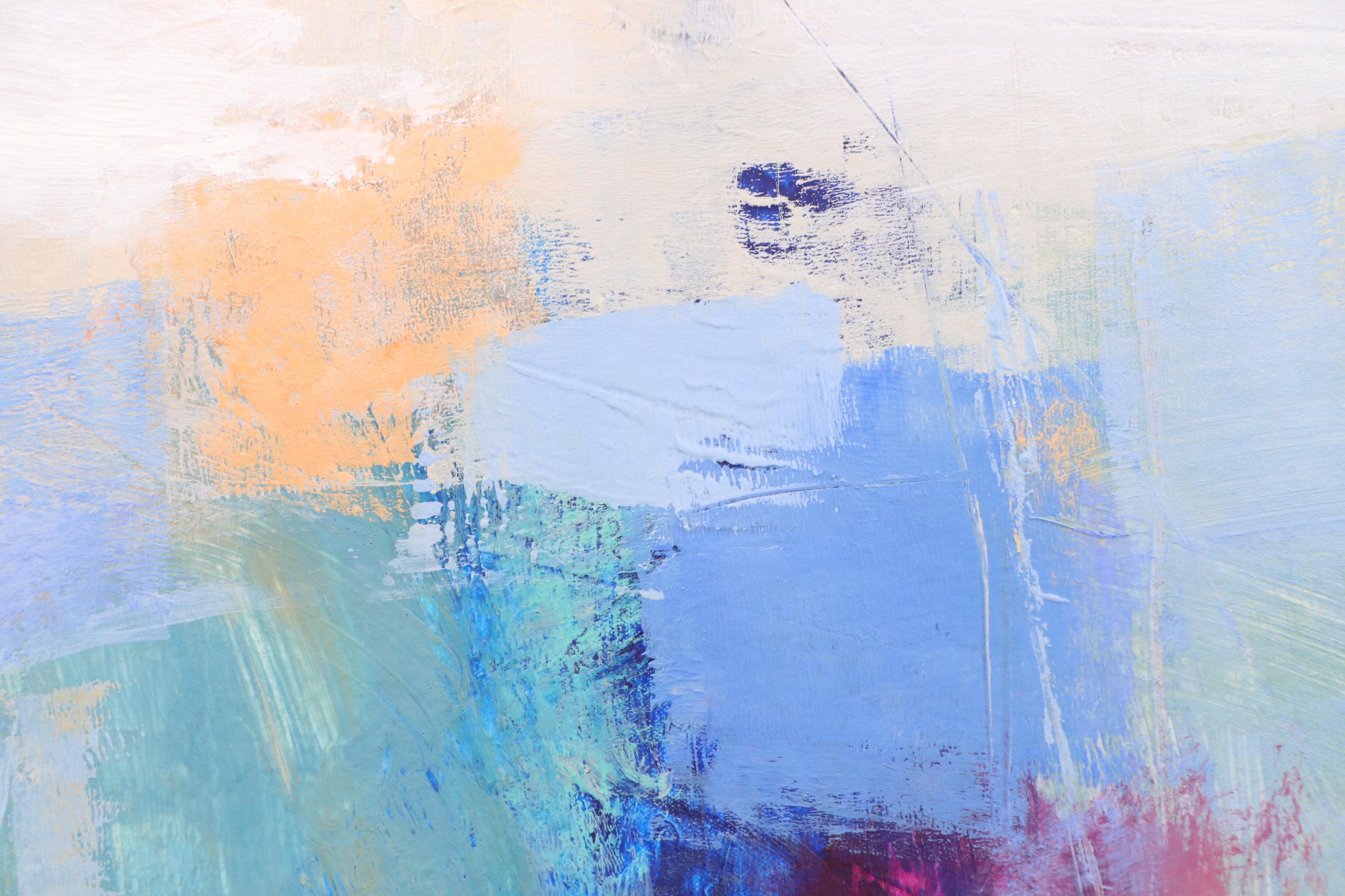 Ursula Brenner Abstract Mixed Media Painting, 21st Century