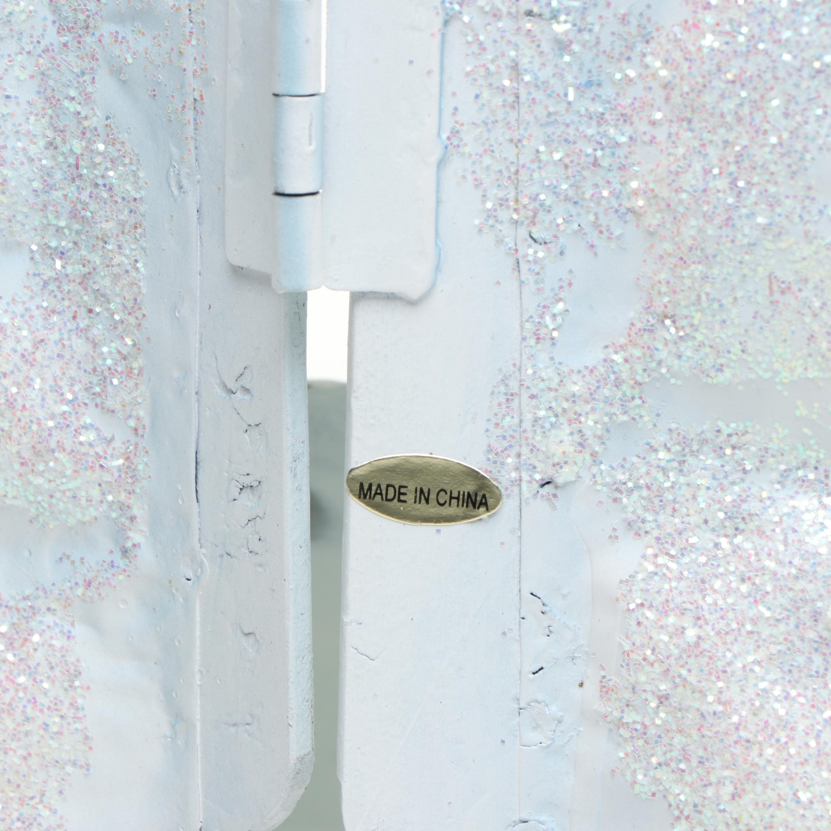 Painted Metal Wall Plaques and Other Snowmen and Santa Décor