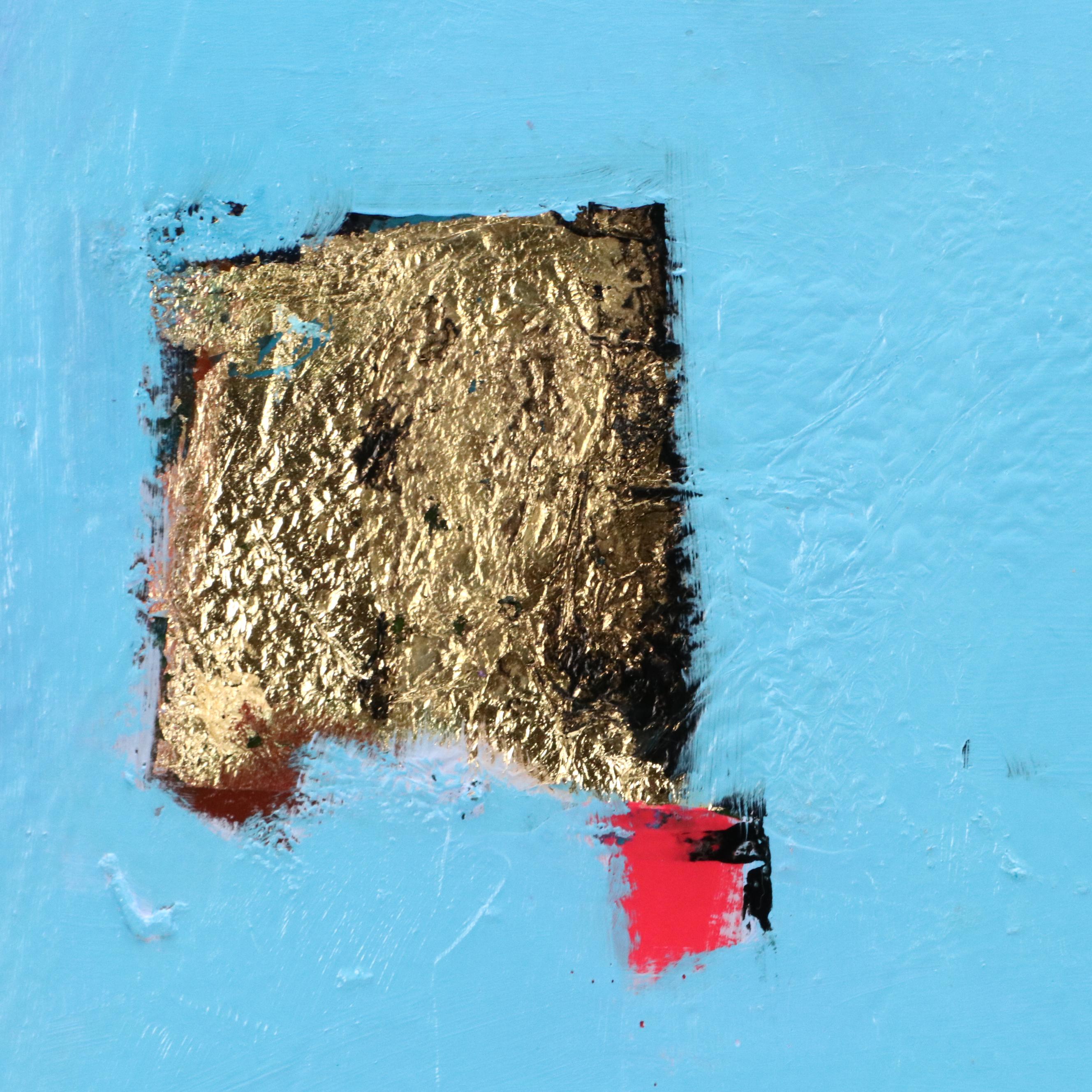 Milagros Pongo Abstract Mixed Media Painting "Windows to Another Dimension"