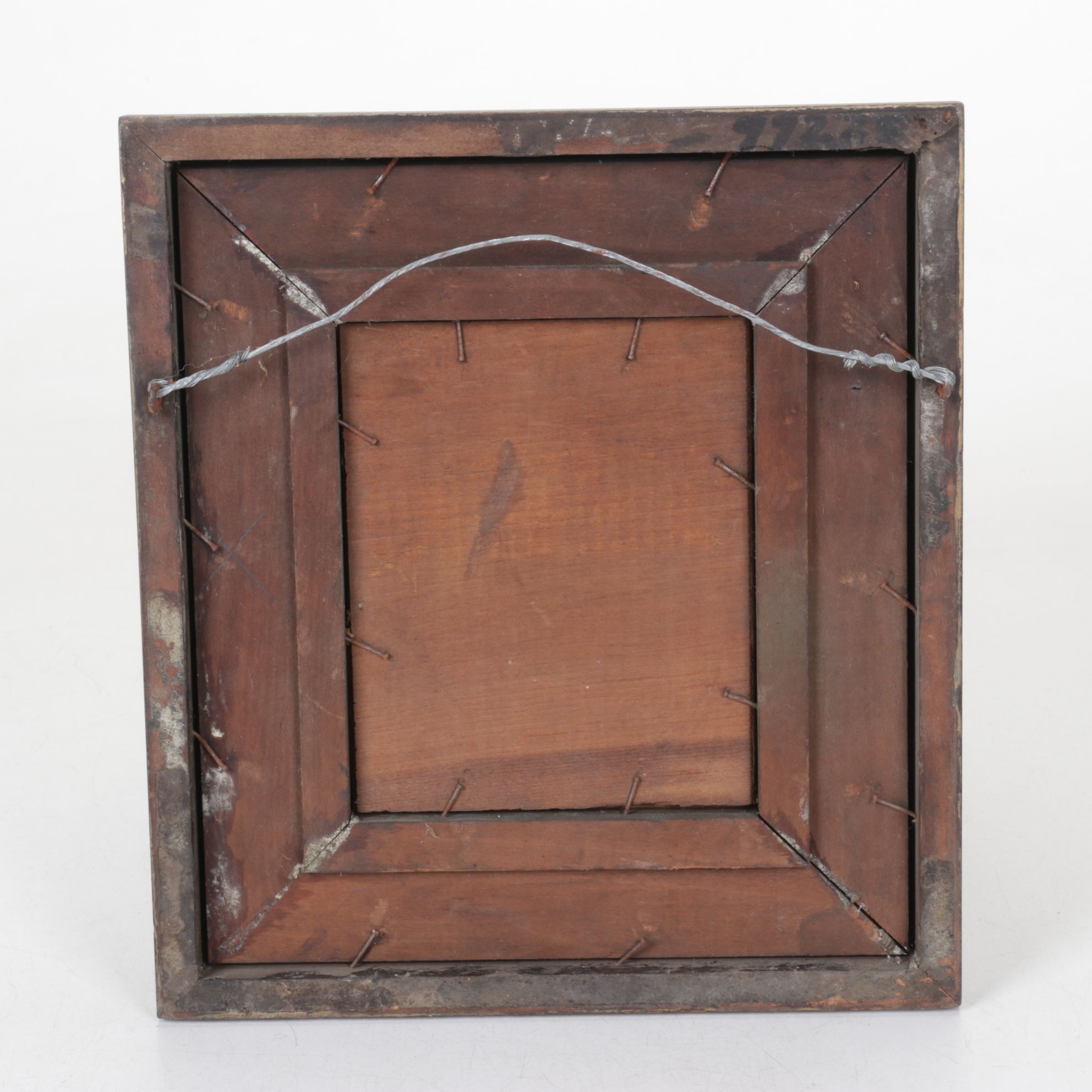 Green-Tinted Offset Lithograph Portrait of a Priest, Late 19th Century