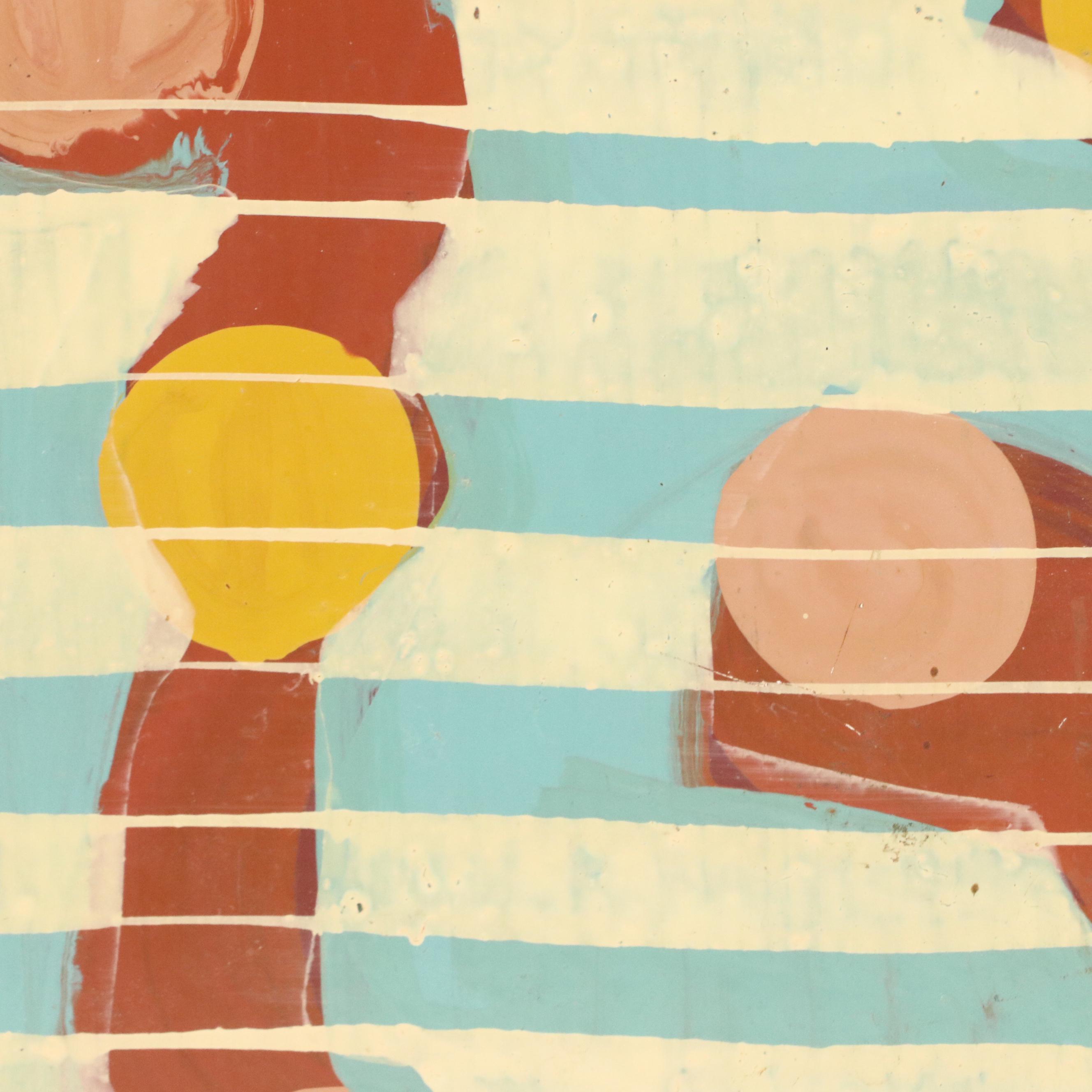 Tom Burckhardt Abstract Oil Painting "Skow First Born," 1992