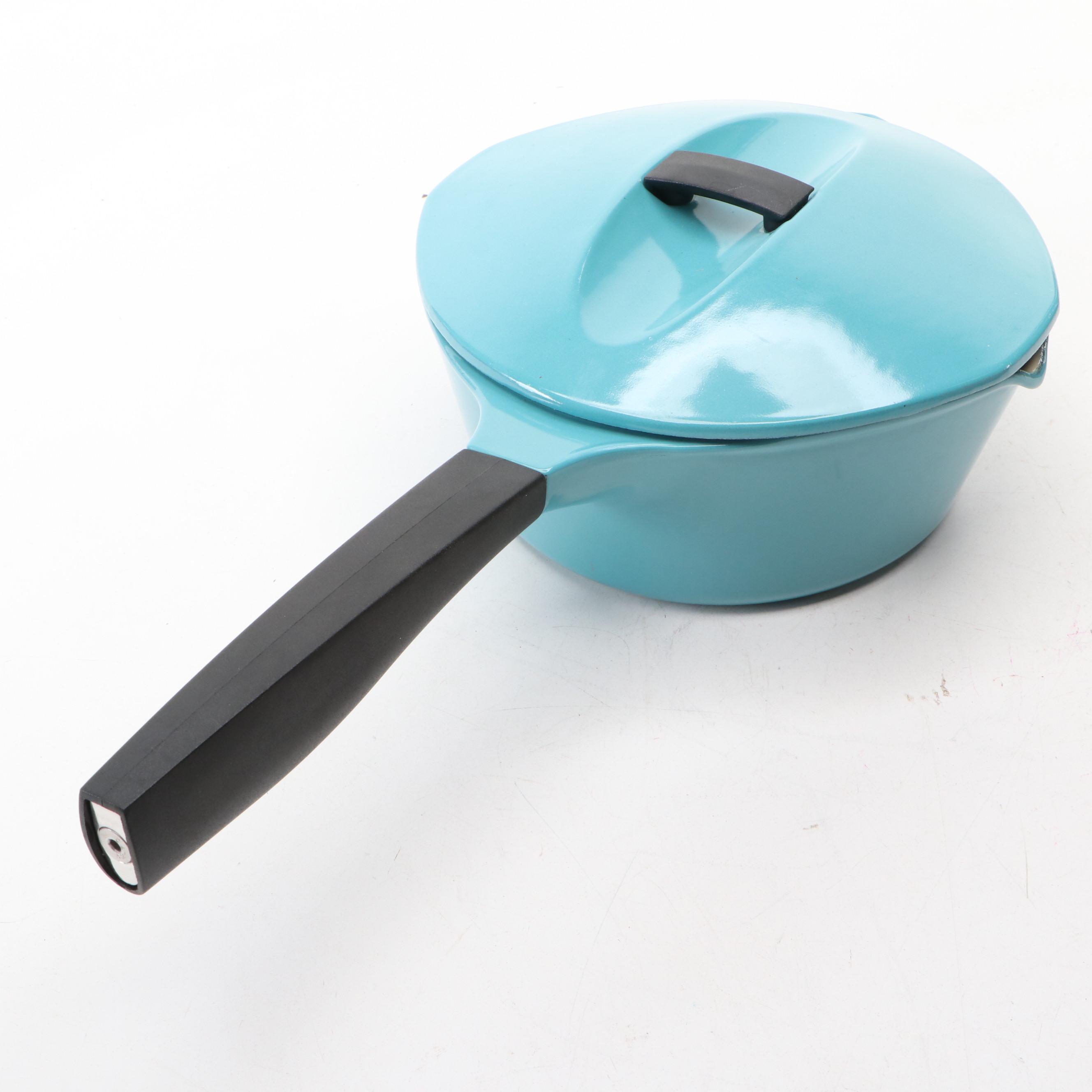 French Le Creuset and Belgian Berghoff Enameled Metal Cookware