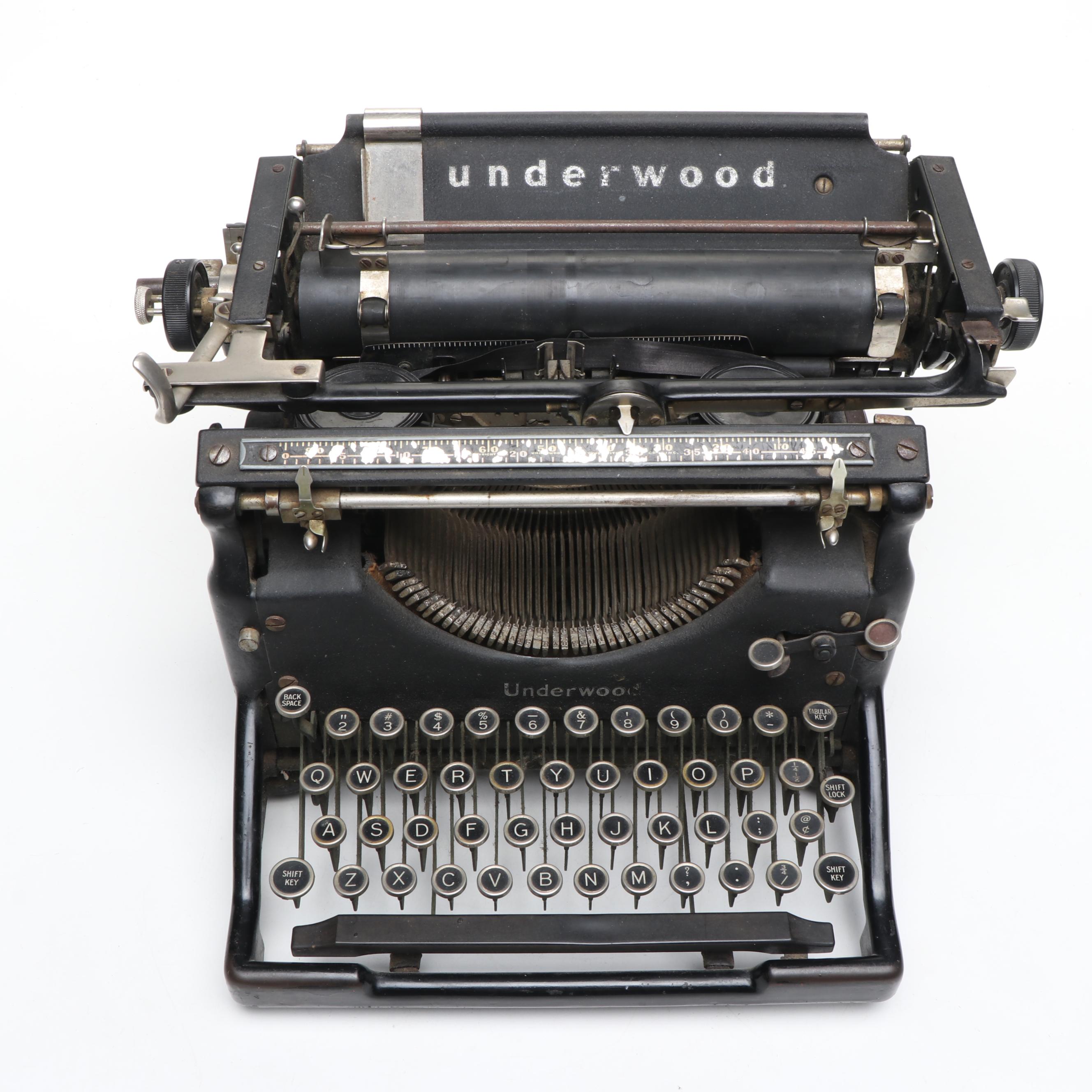 Underwood Typewriter, Early to Mid-20th Century