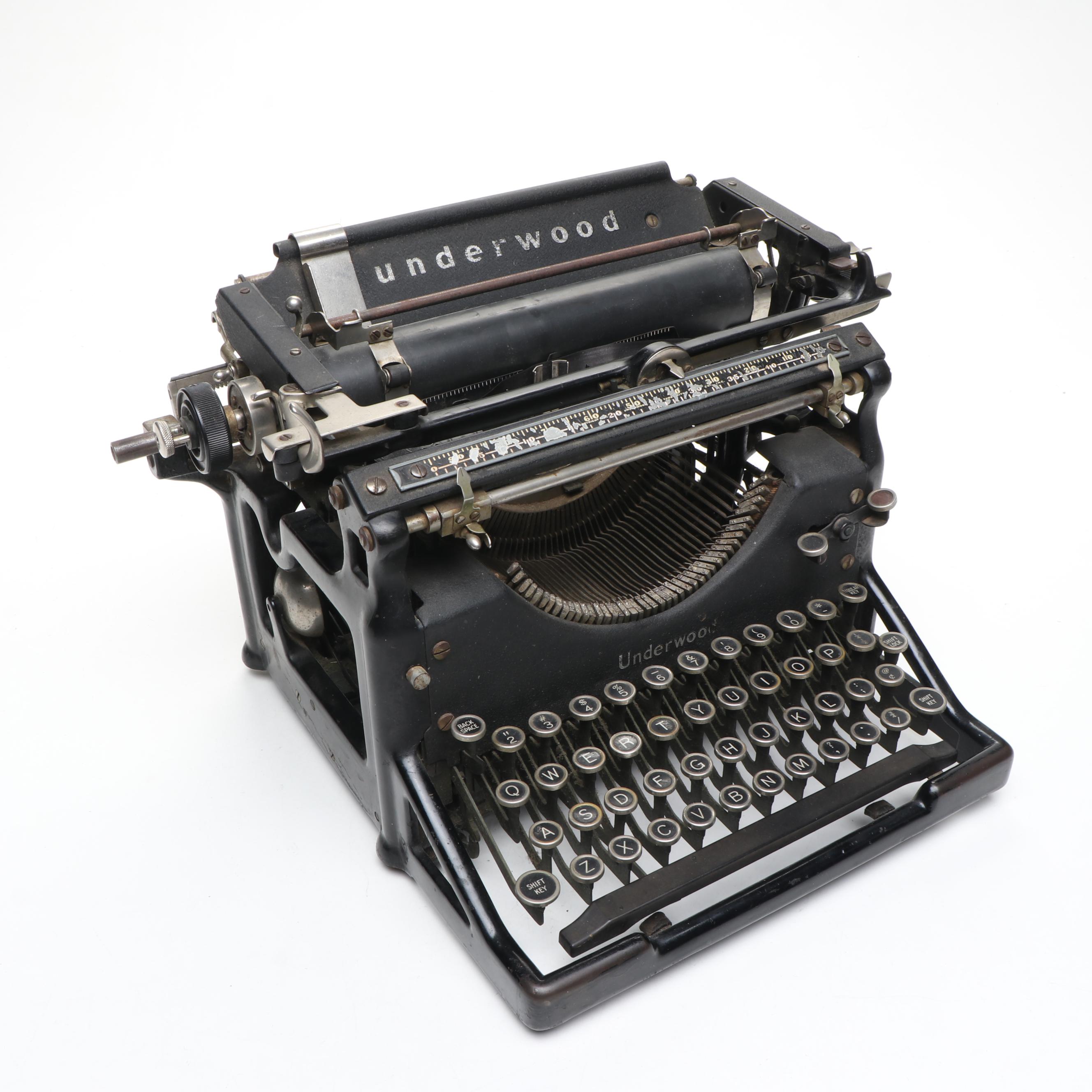 Underwood Typewriter, Early to Mid-20th Century