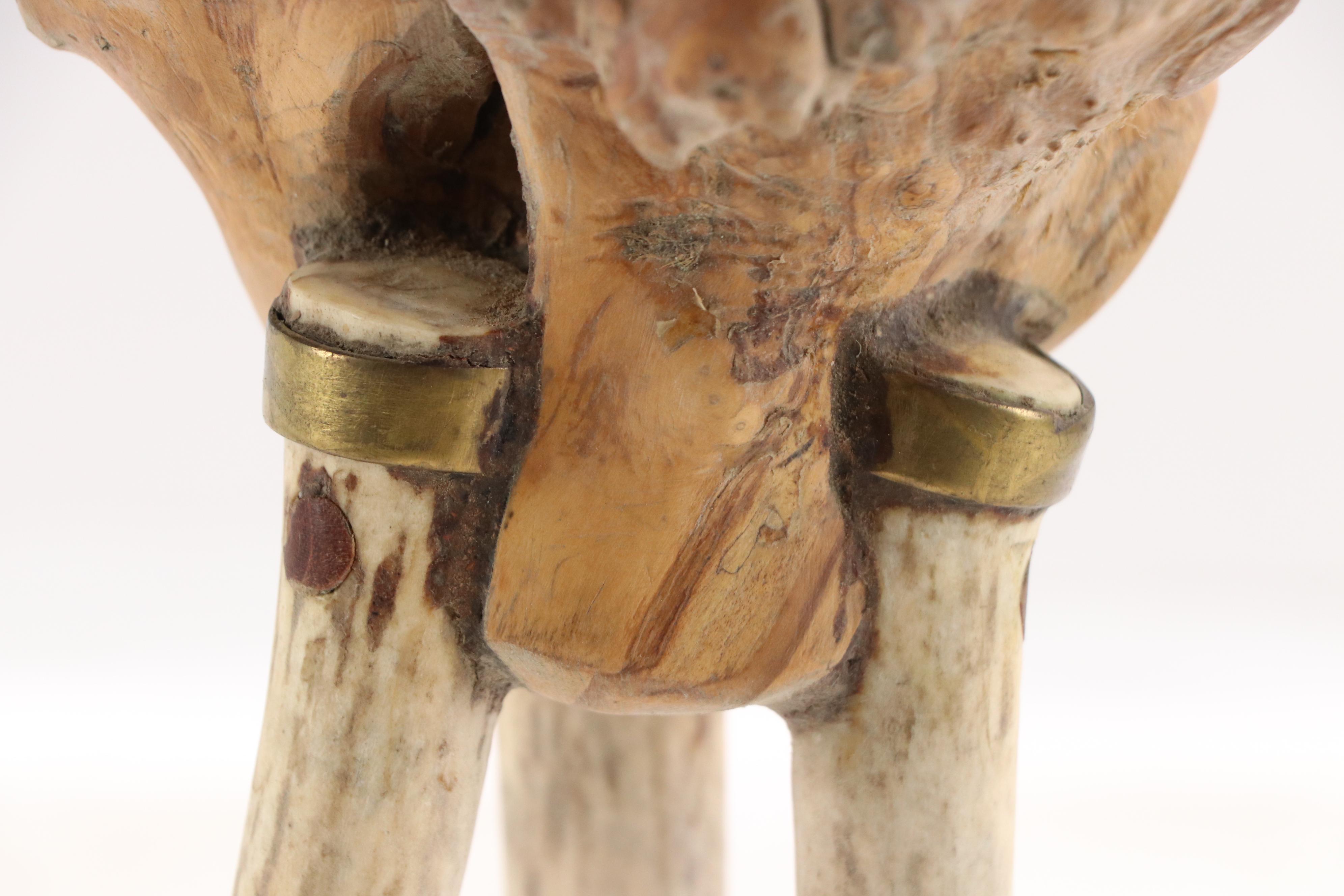 Robert Beaven Folk Art Found Materials Amorphous Footed Vessel