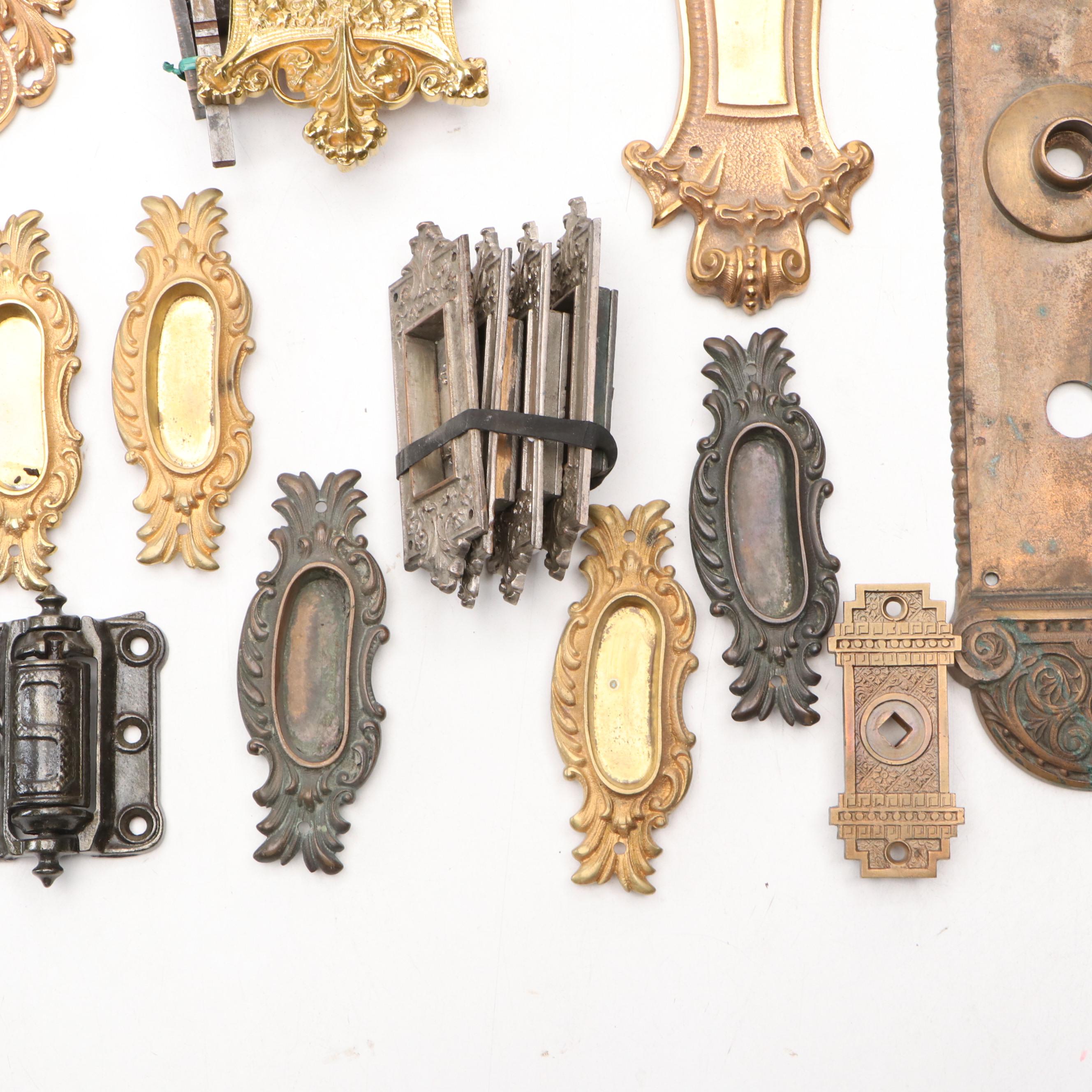 Victorian with Other Ornate Door Plates, Hinges and More